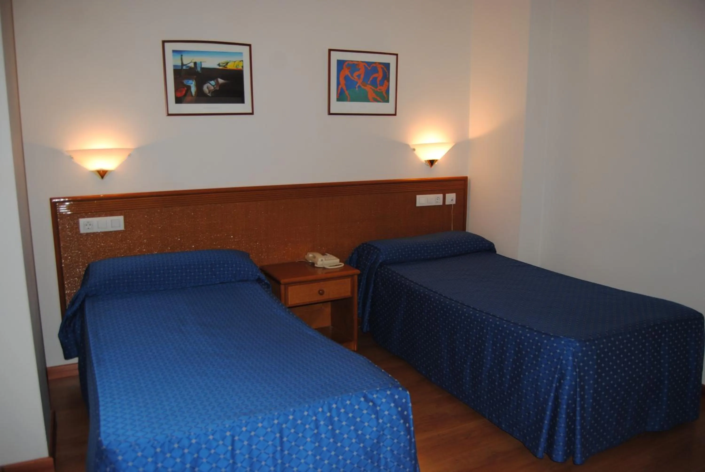 Bed in Hotel Peña de Arcos