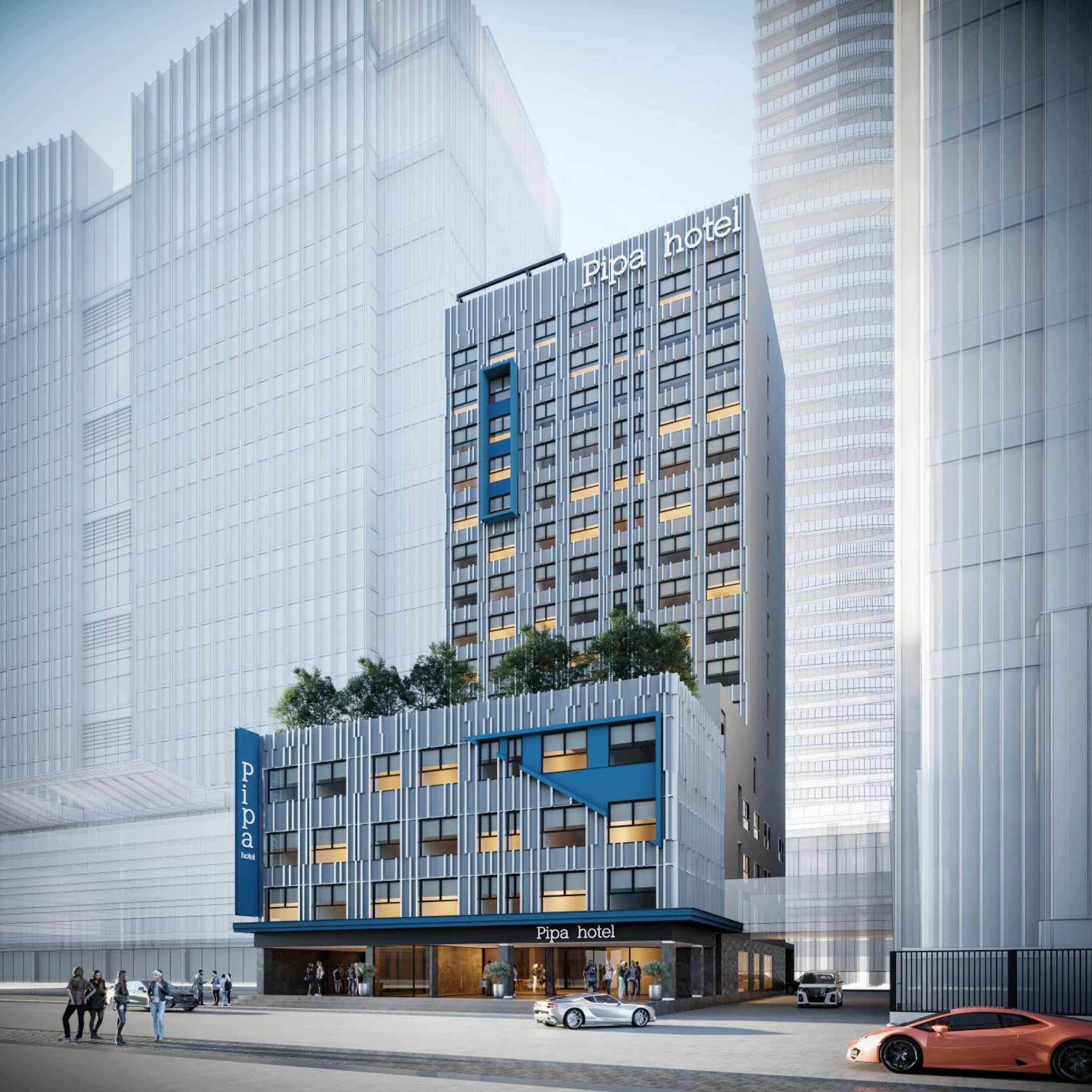 Property building in Pipa Hotel Bangkok Sukhumvit 11