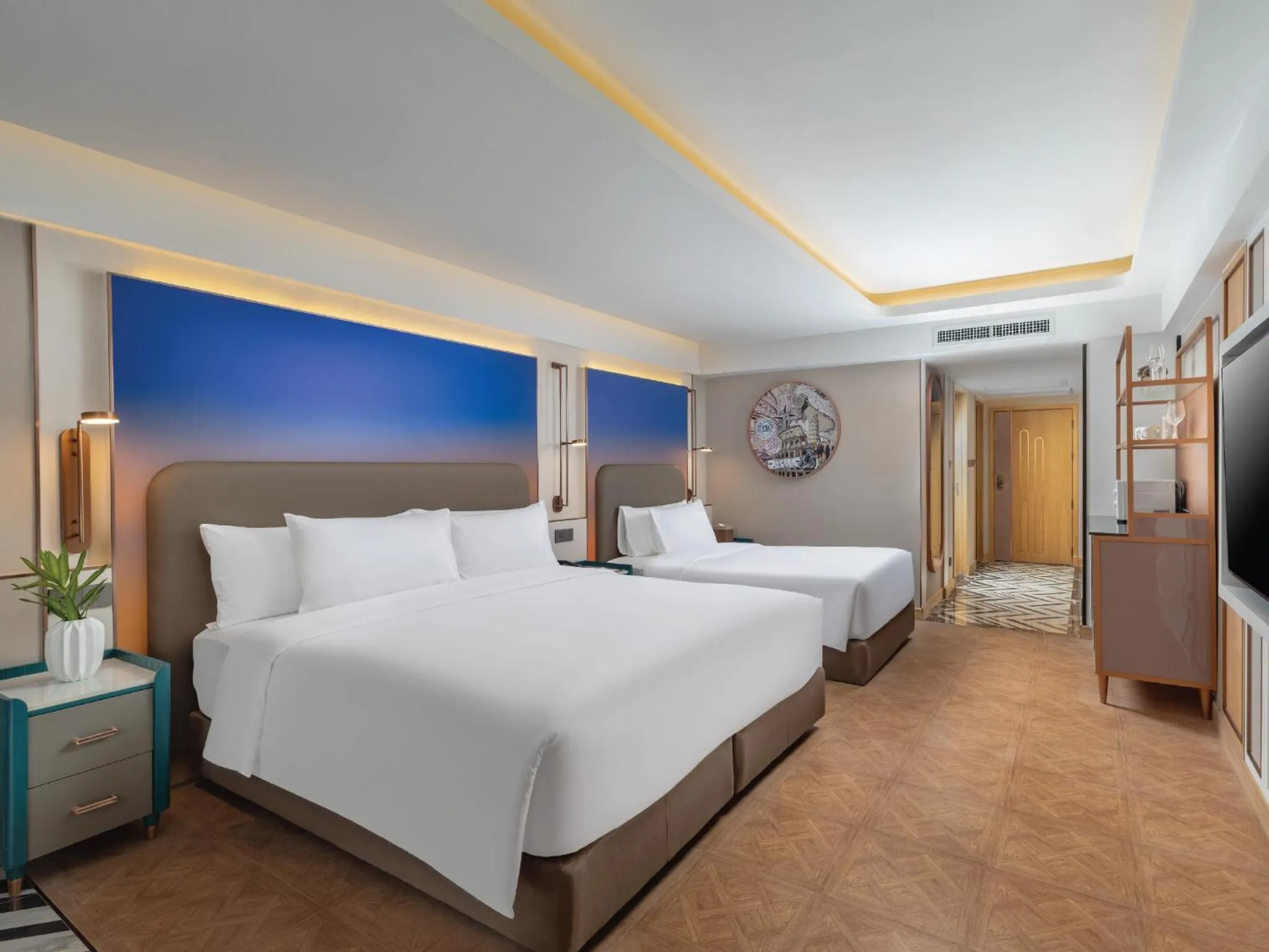 Bed in Pipa Hotel Bangkok Sukhumvit 11