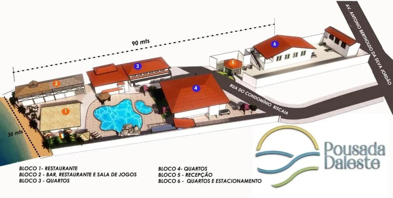 Property building in Pousada Daleste