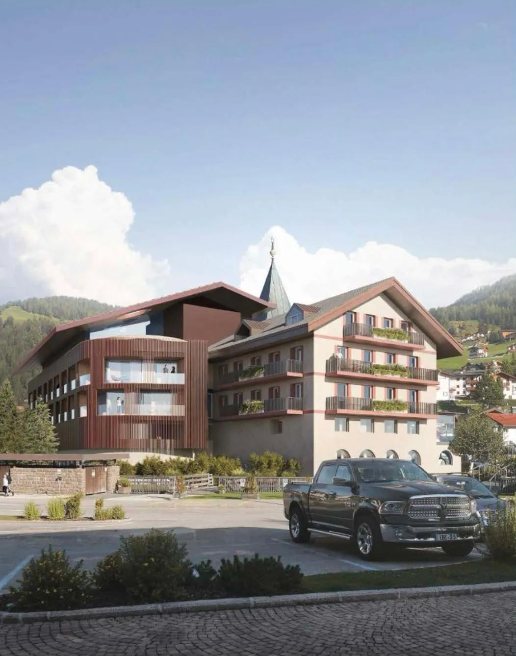 Property building in The Oswald Grand Hotel