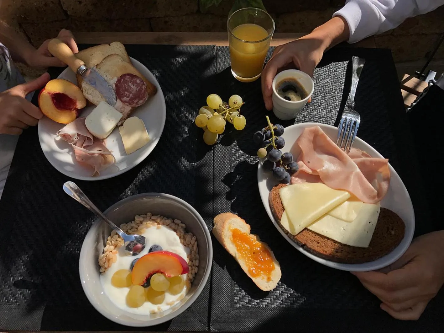 Continental breakfast in Casa Soave B&B