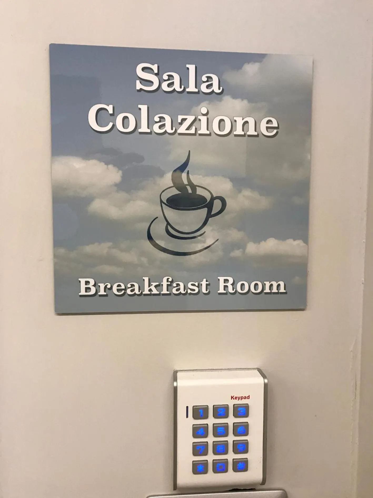 Food and drinks in Casa Soave B&B