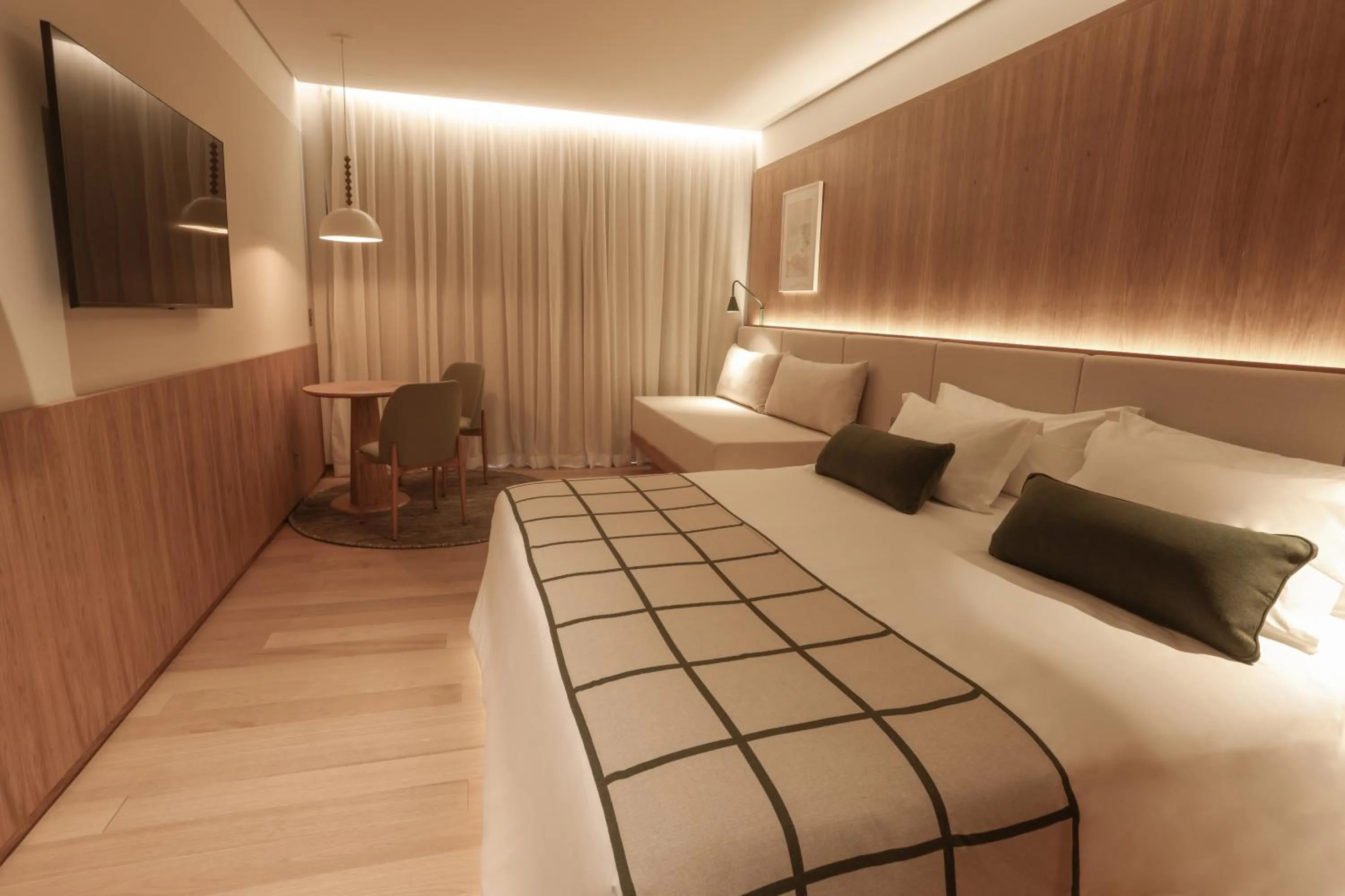 Bed in Hotel Vila Inglesa