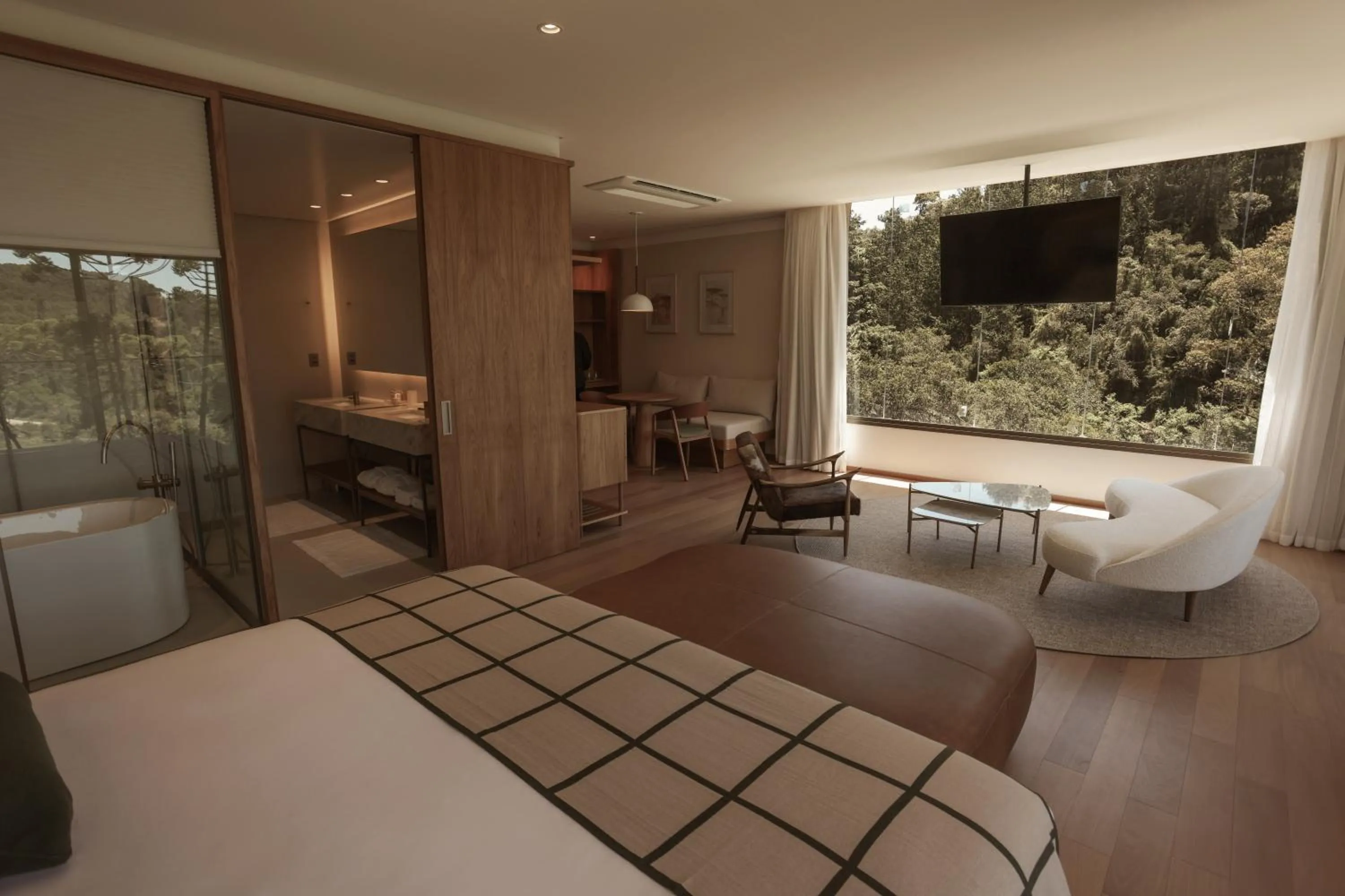 Bed in Hotel Vila Inglesa