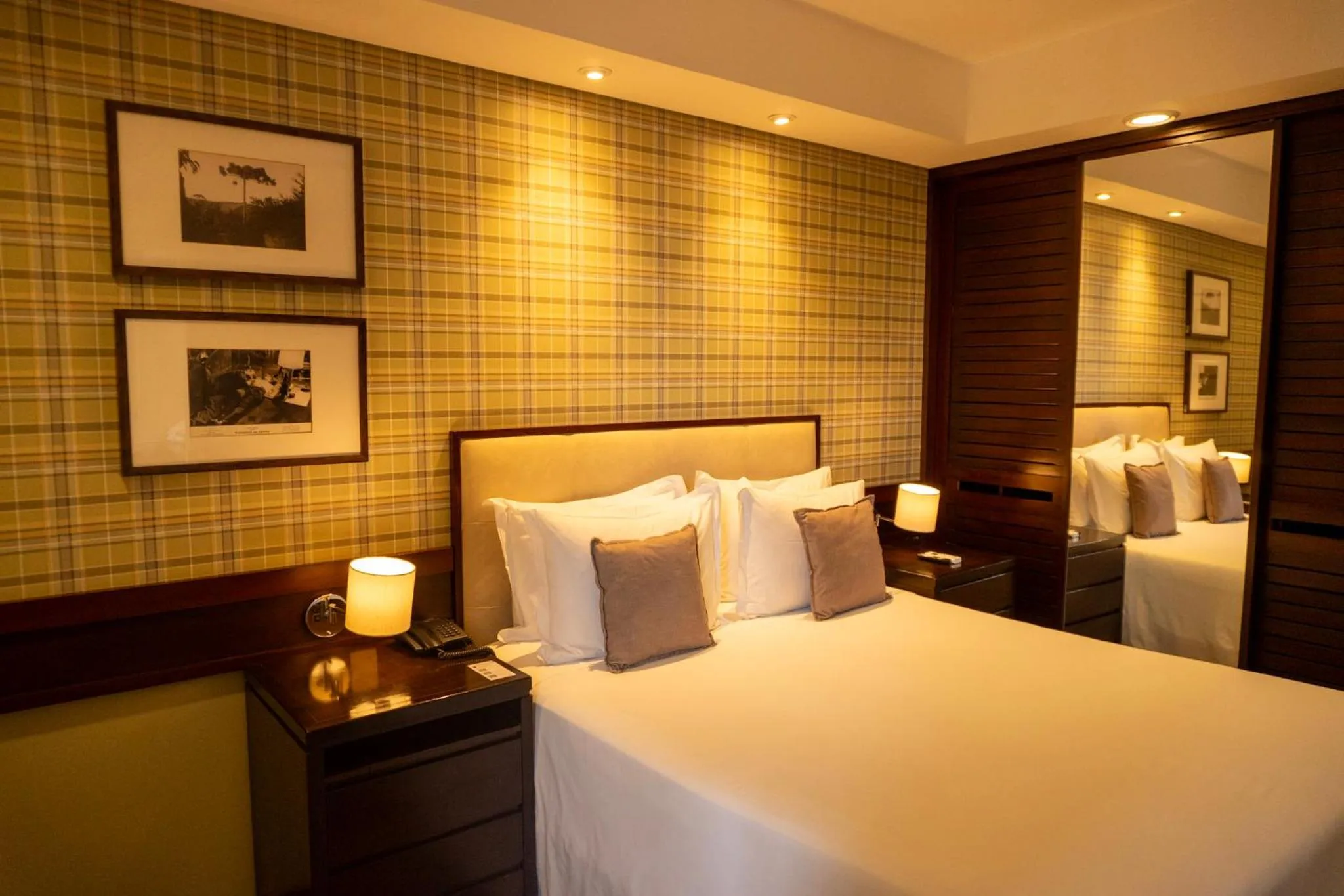 Bed in Hotel Vila Inglesa