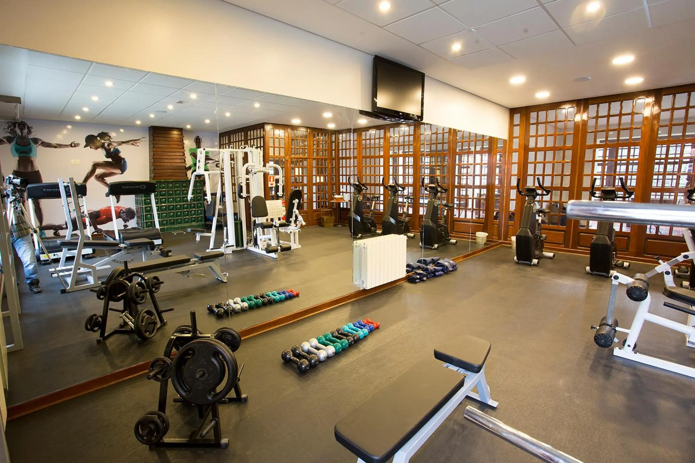 Fitness centre/facilities in Hotel Vila Inglesa