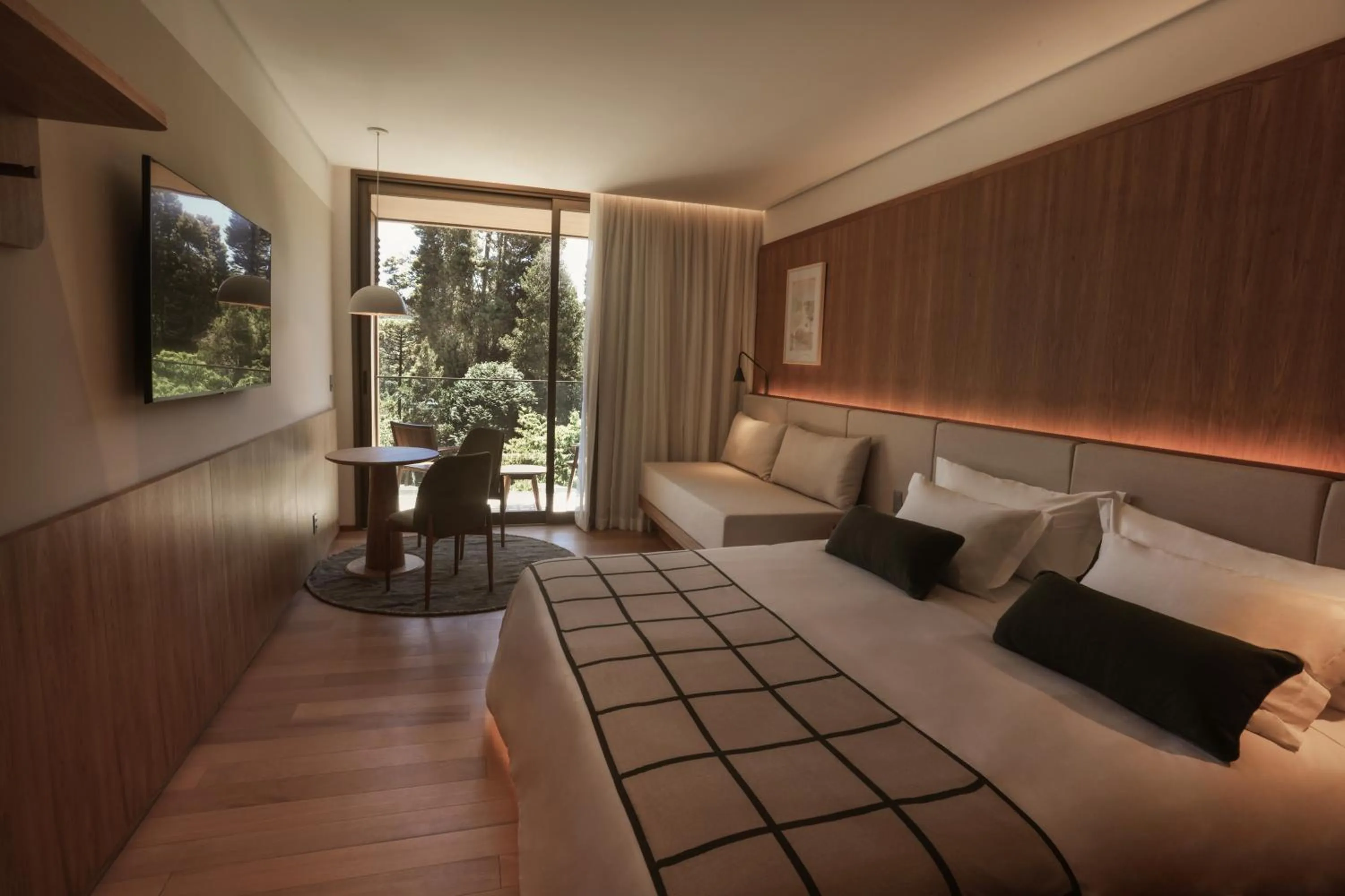 Bed in Hotel Vila Inglesa