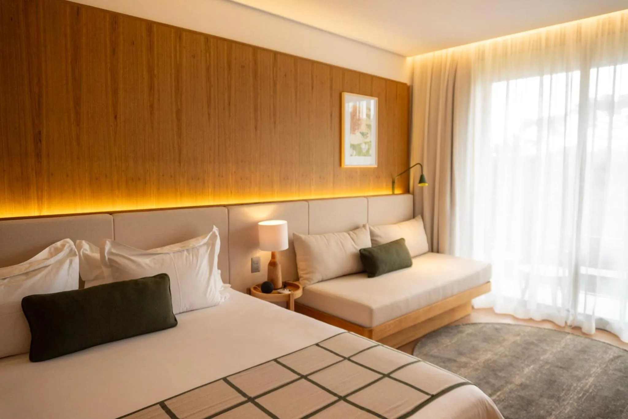 Bed in Hotel Vila Inglesa