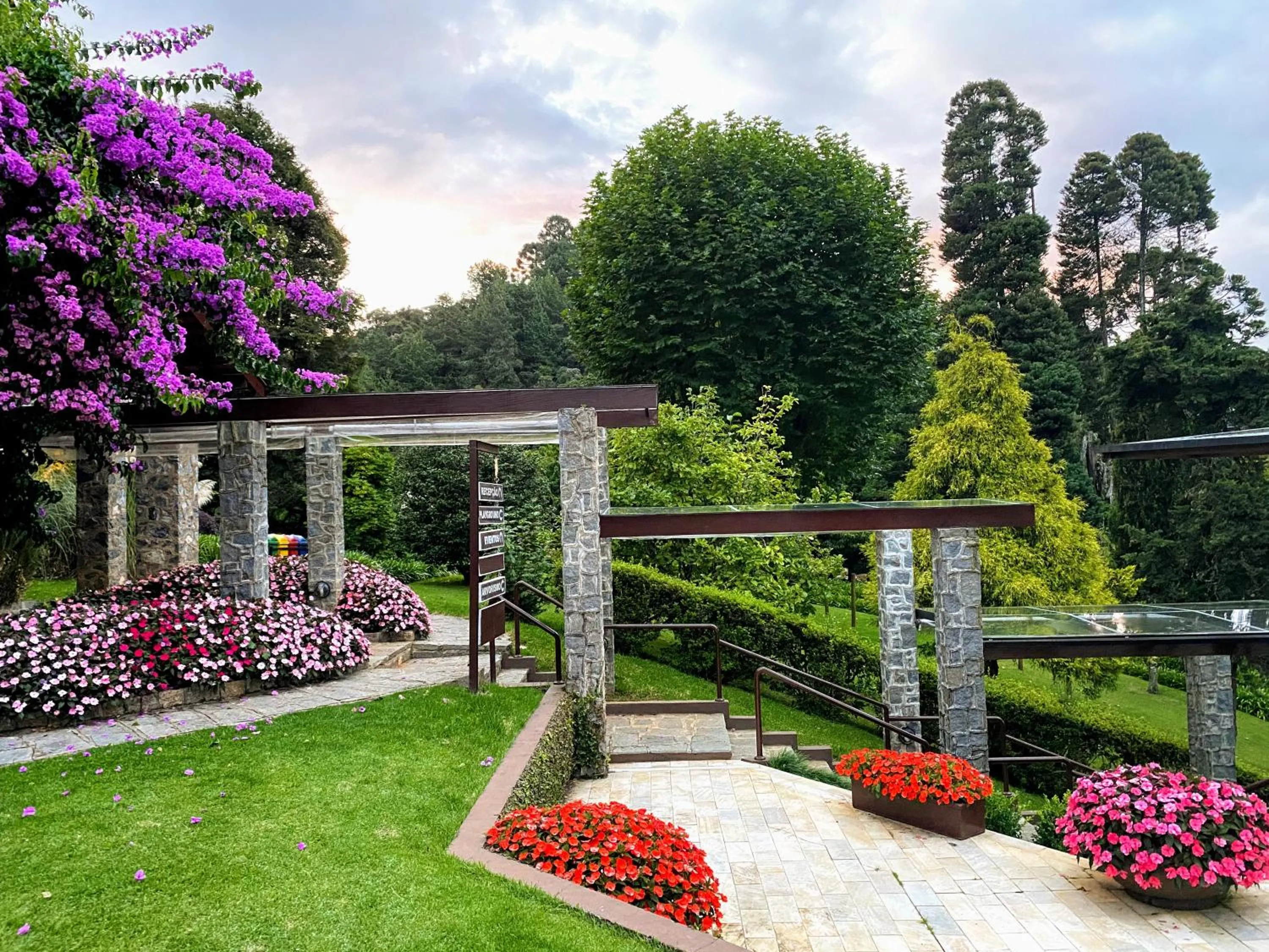 Garden in Hotel Vila Inglesa