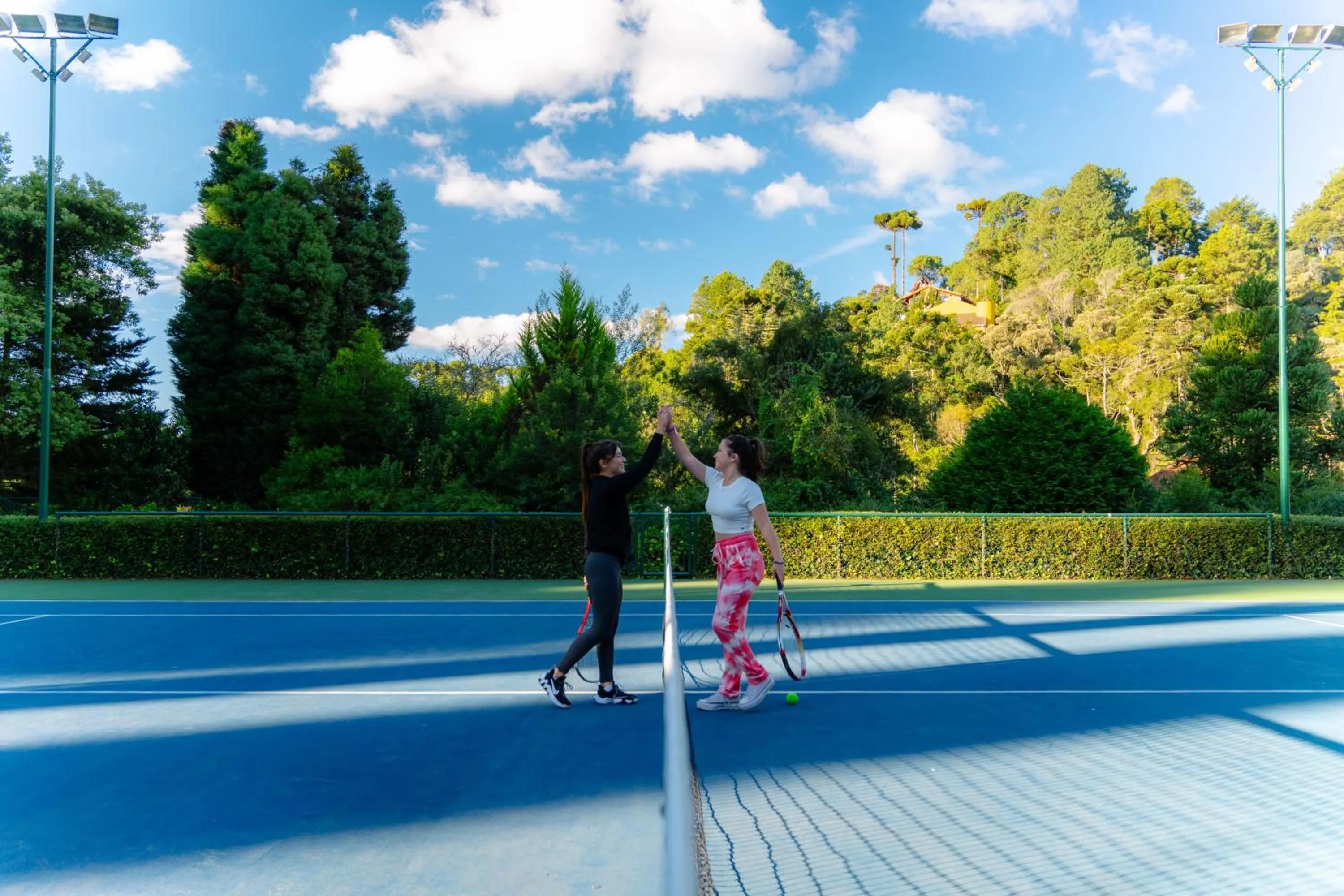Tennis court in Hotel Vila Inglesa