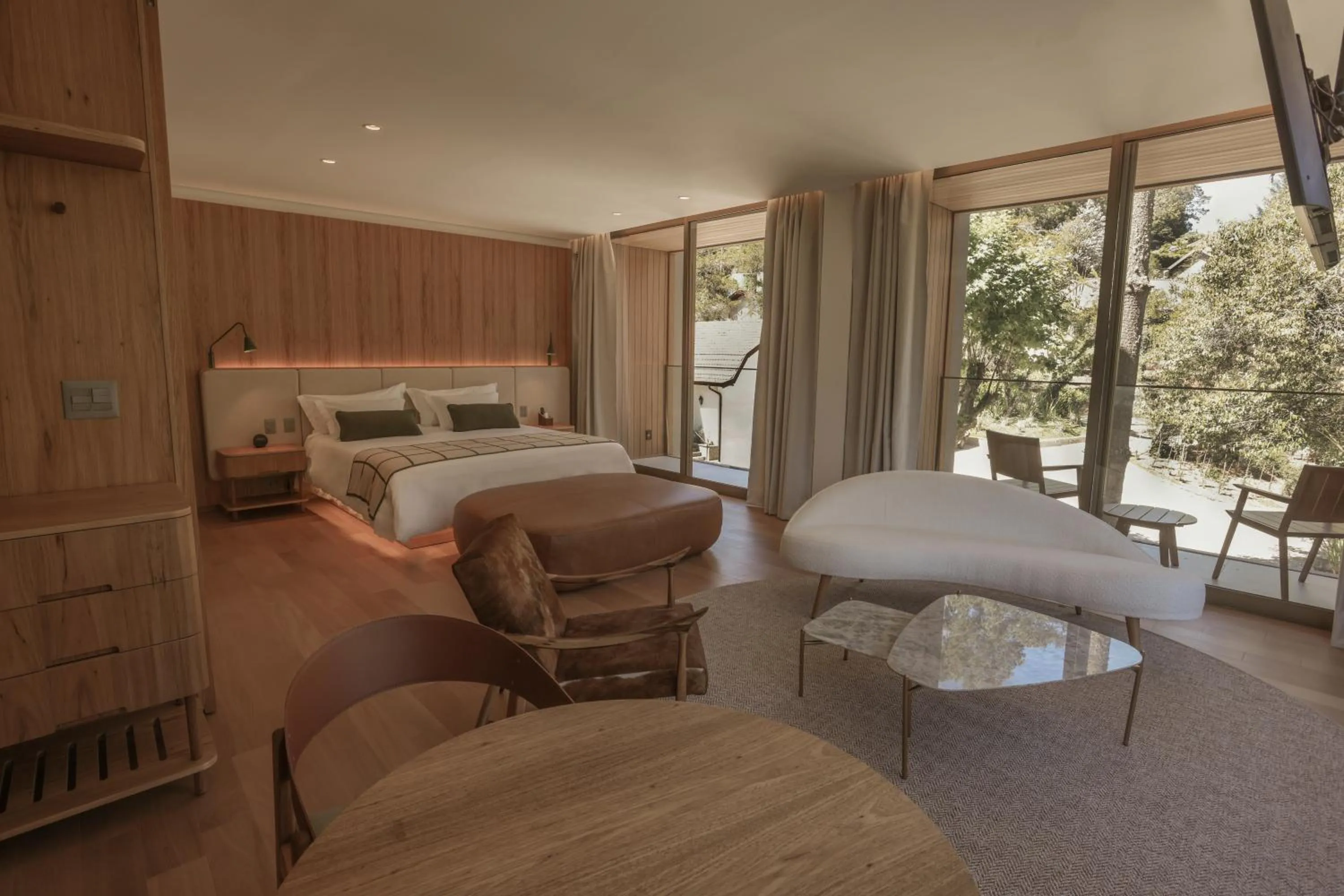 View (from property/room), Bed in Hotel Vila Inglesa