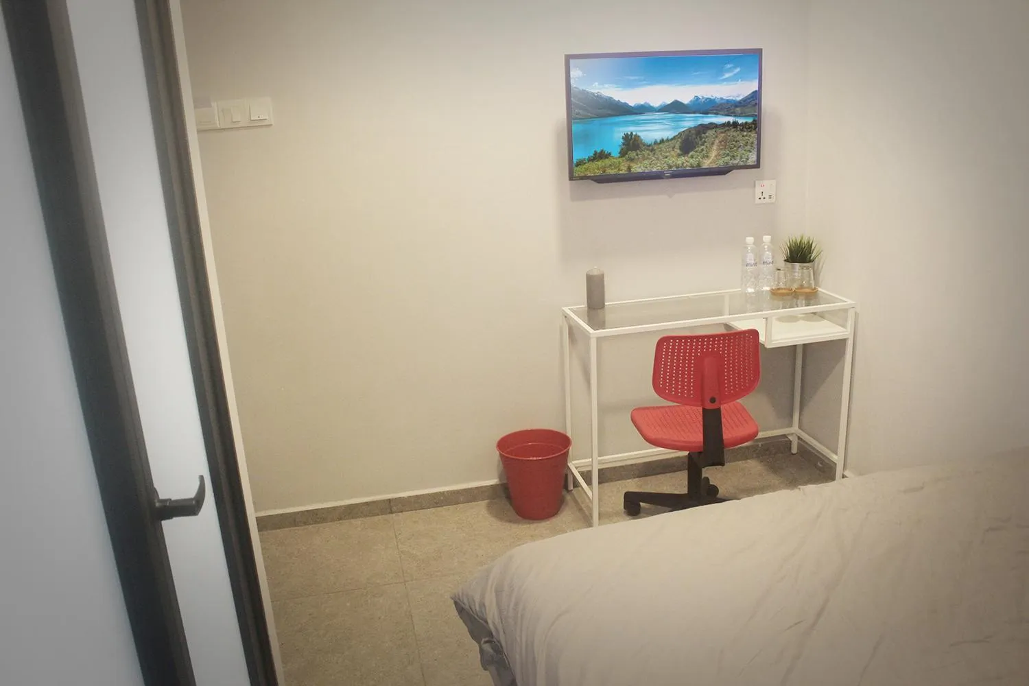 Bed in Vertilex Hotel