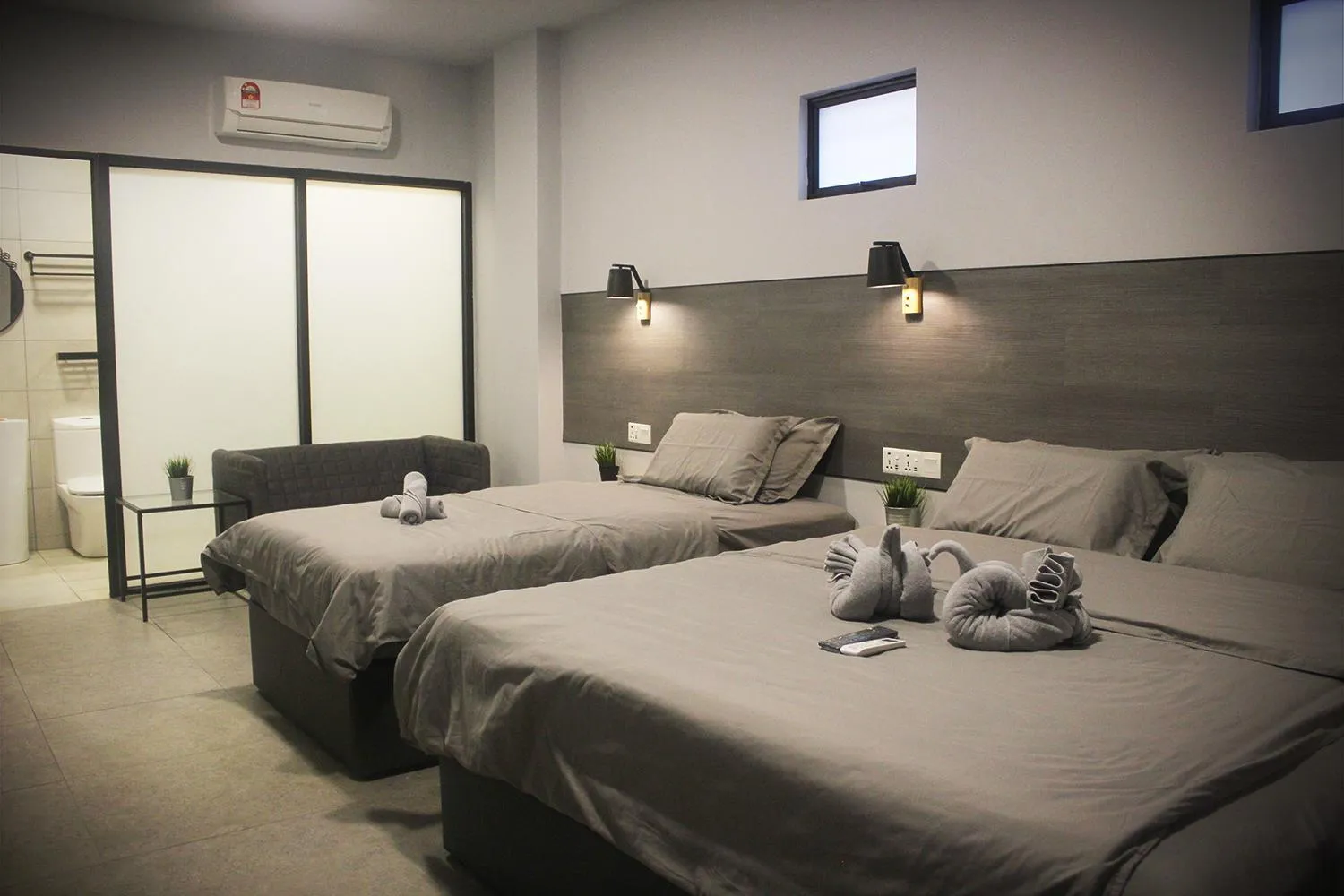 Bed in Vertilex Hotel