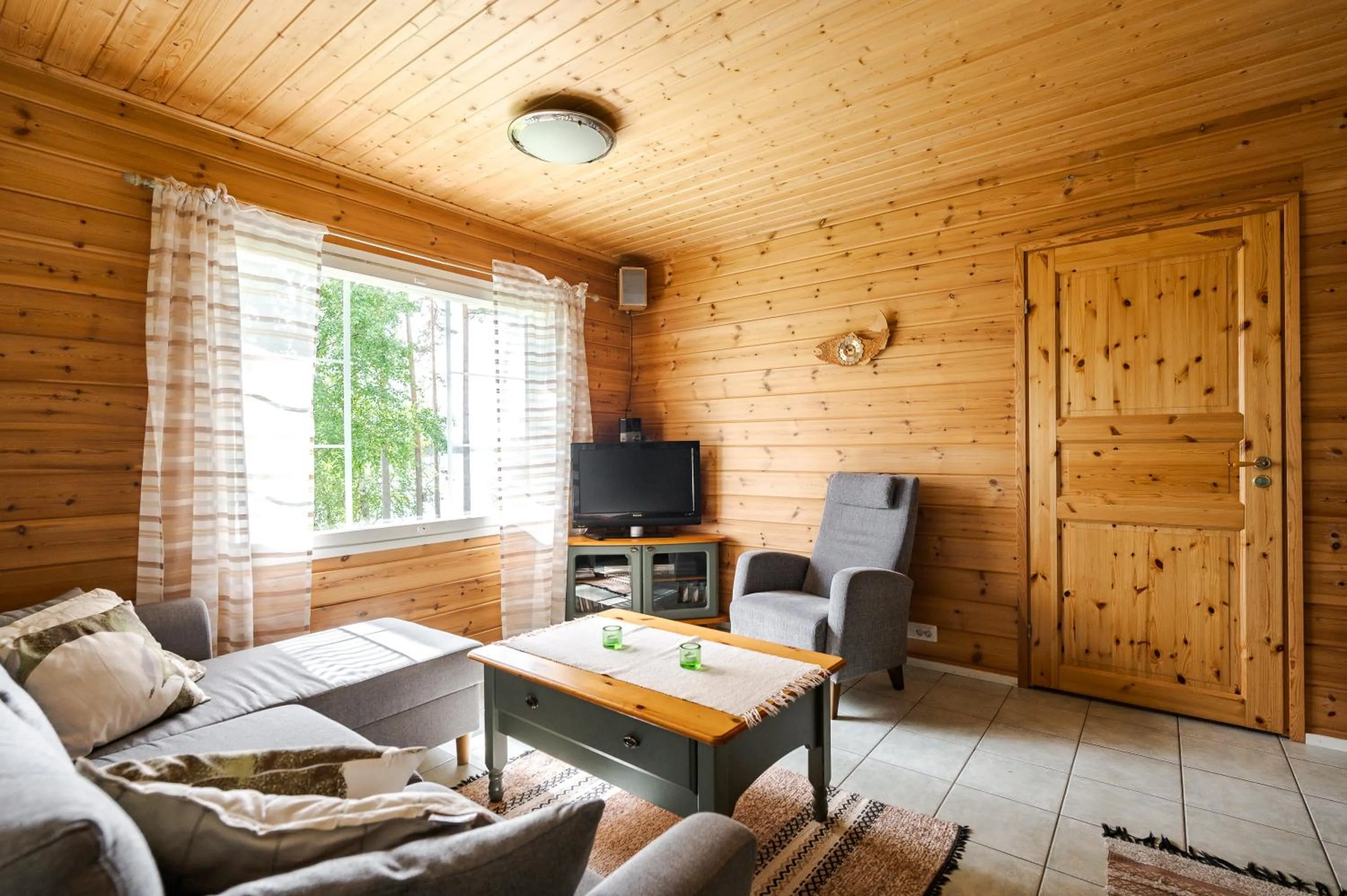 Living room in Kujanpää | Paajoen Vuokramökit