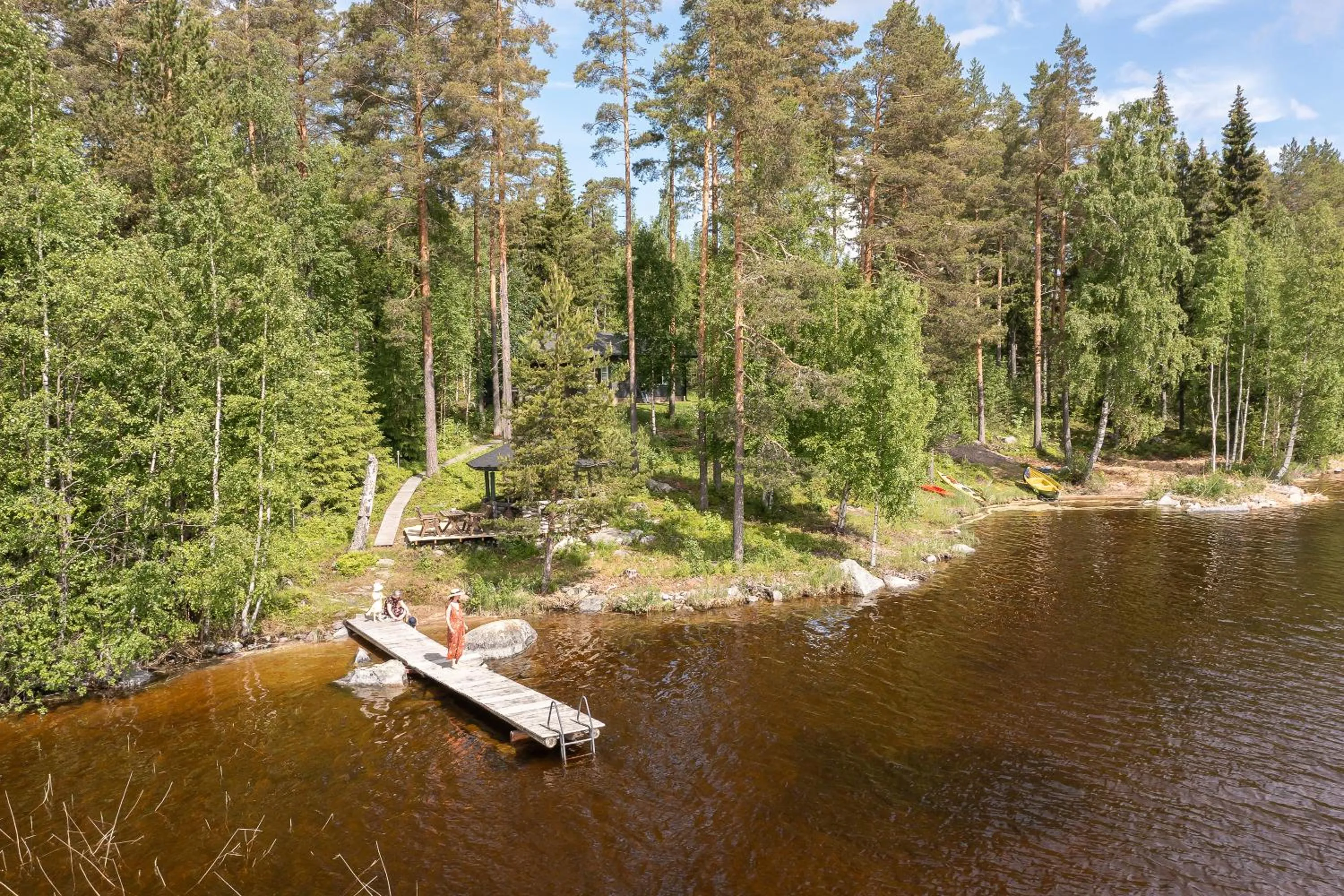 Bird's eye view in Kujanpää | Paajoen Vuokramökit