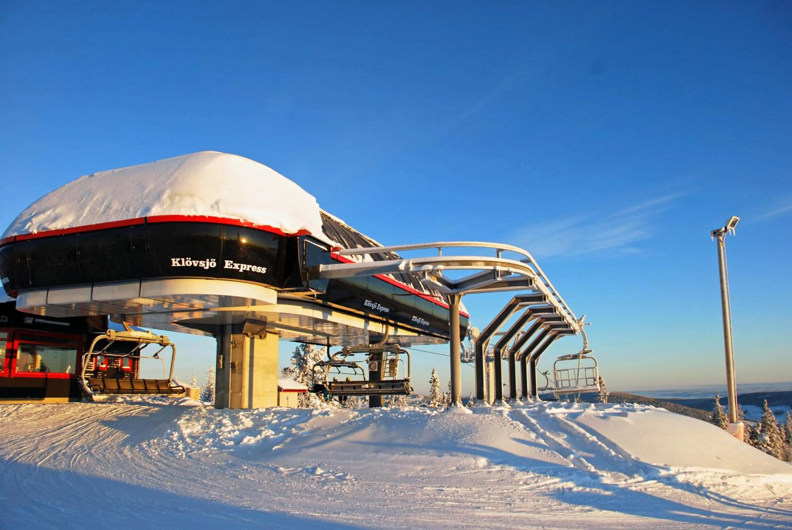 Skiing in Hotell Klövsjöfjäll