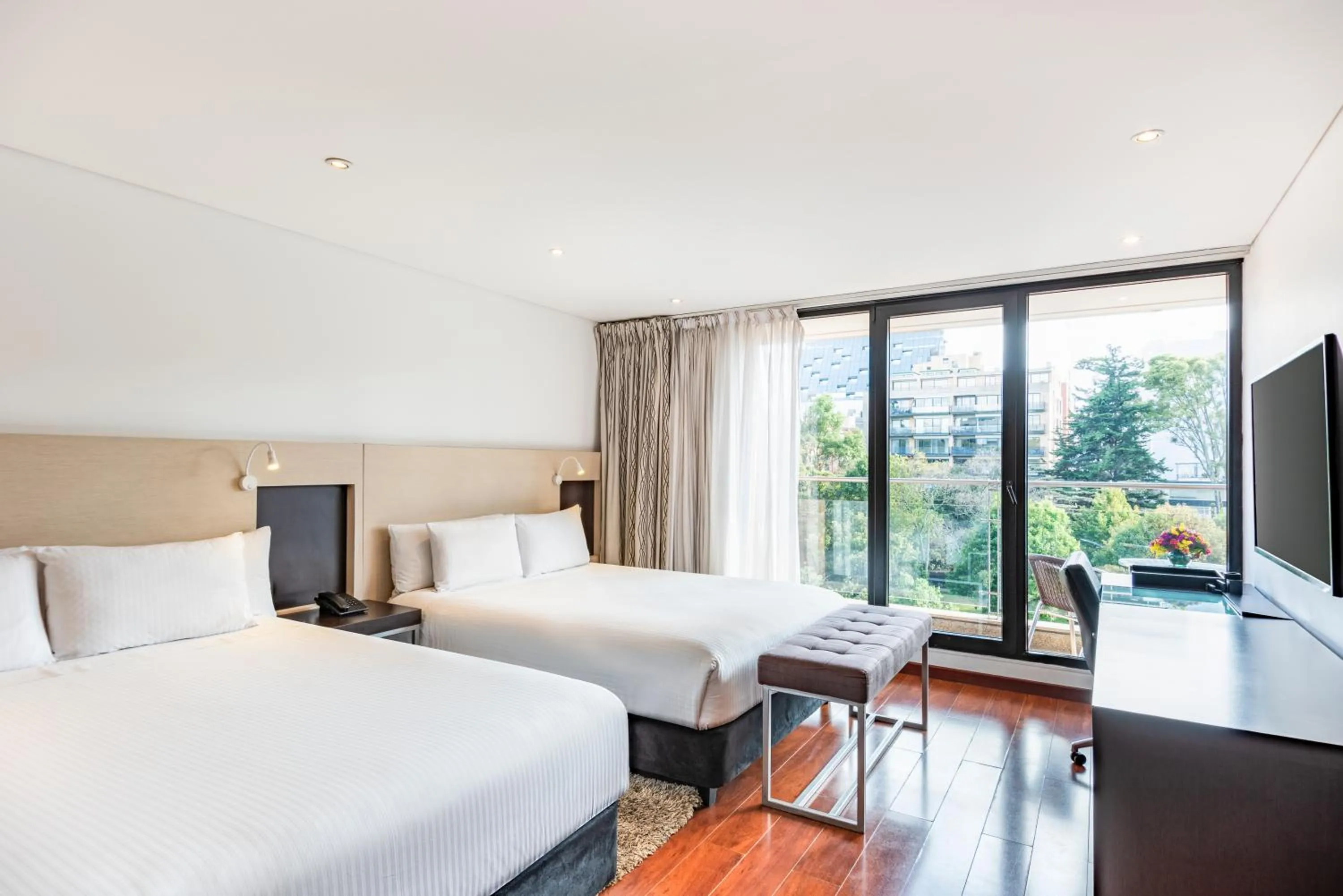 Bedroom, Bed in Hotel Jazz Apartments