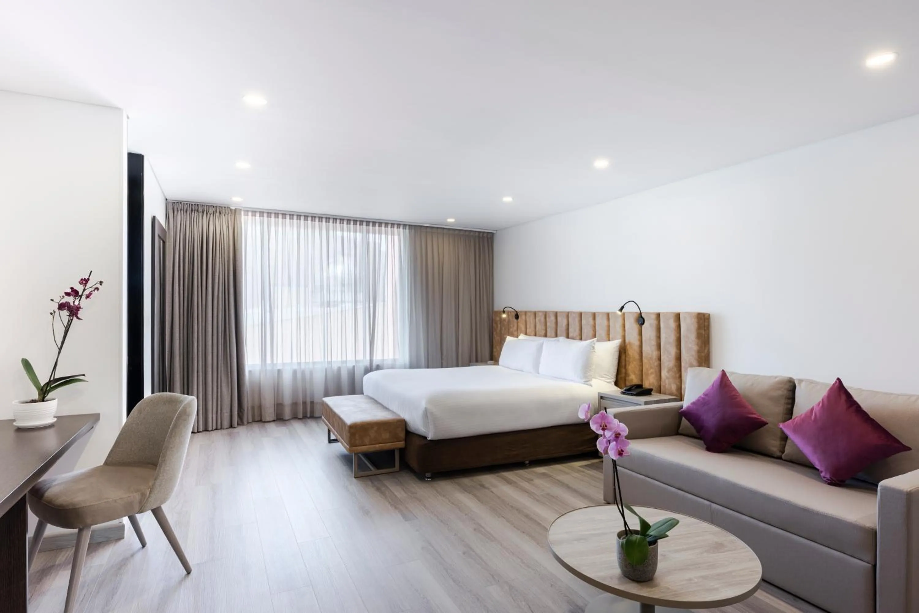 Bedroom, Bed in Hotel Jazz Apartments