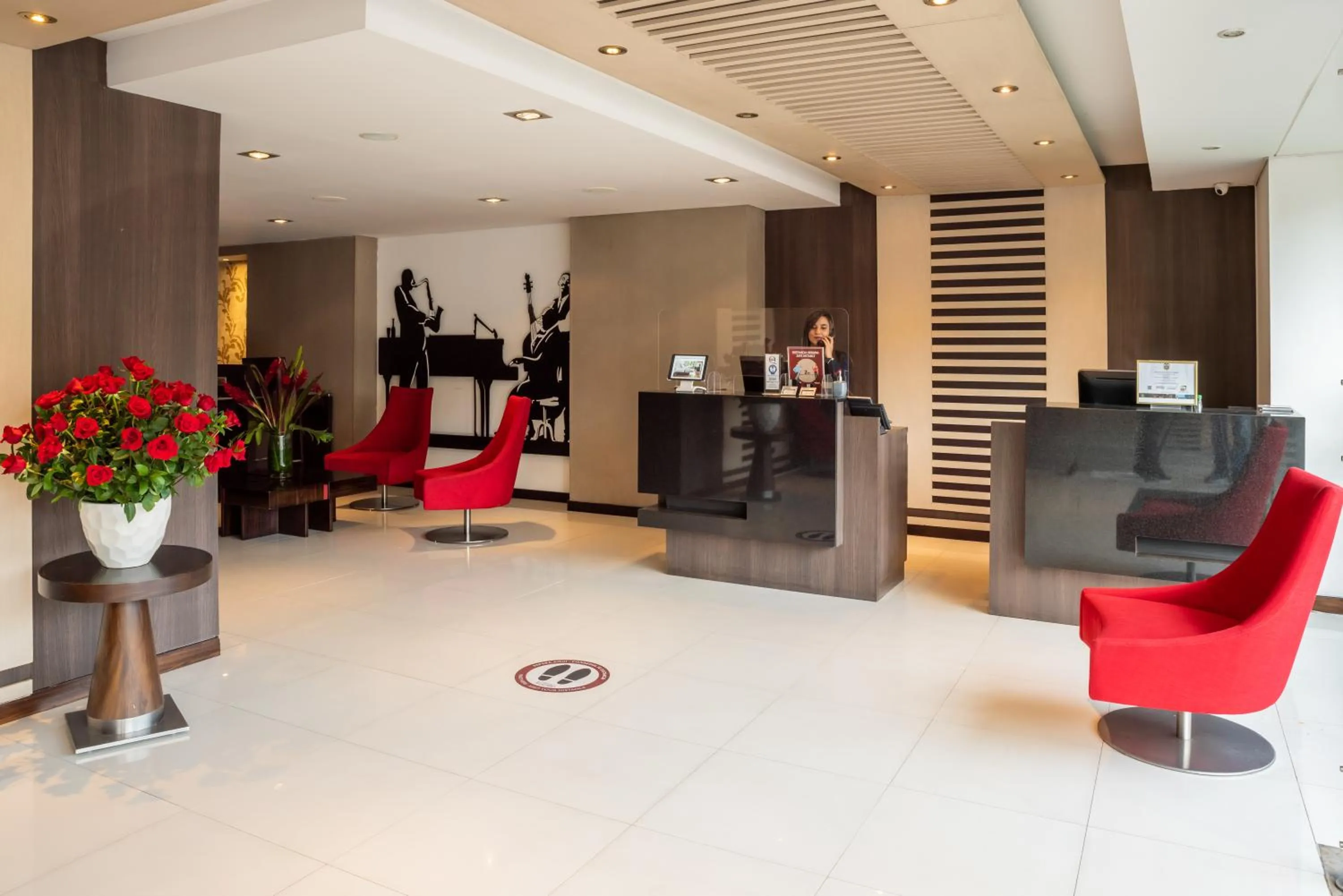Lobby or reception in Hotel Jazz Apartments