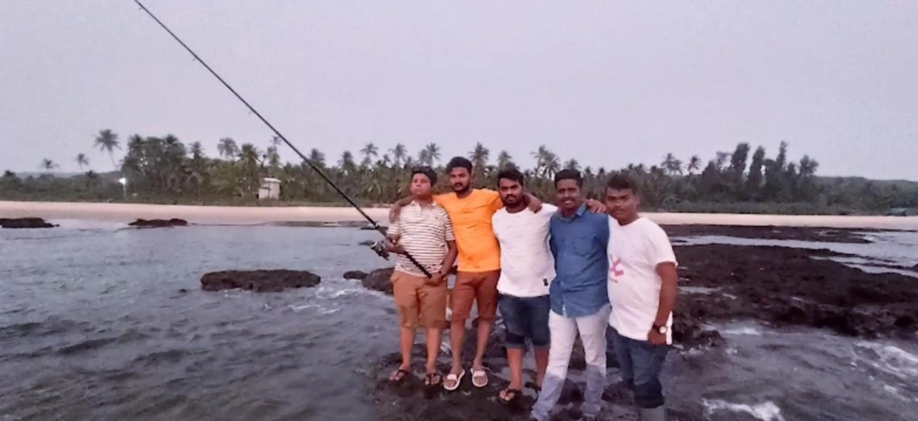 People in Samant Beach Resort