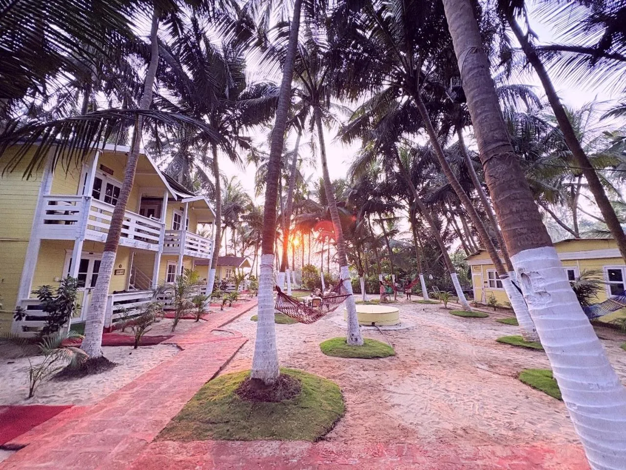 Garden in Samant Beach Resort