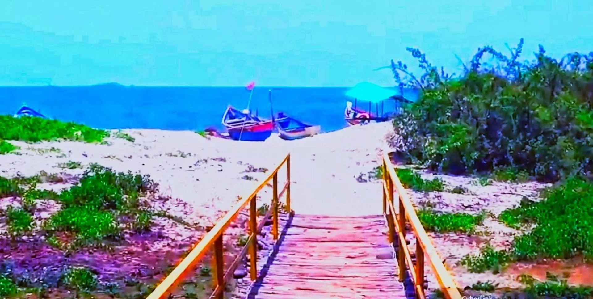 Facade/entrance in Samant Beach Resort
