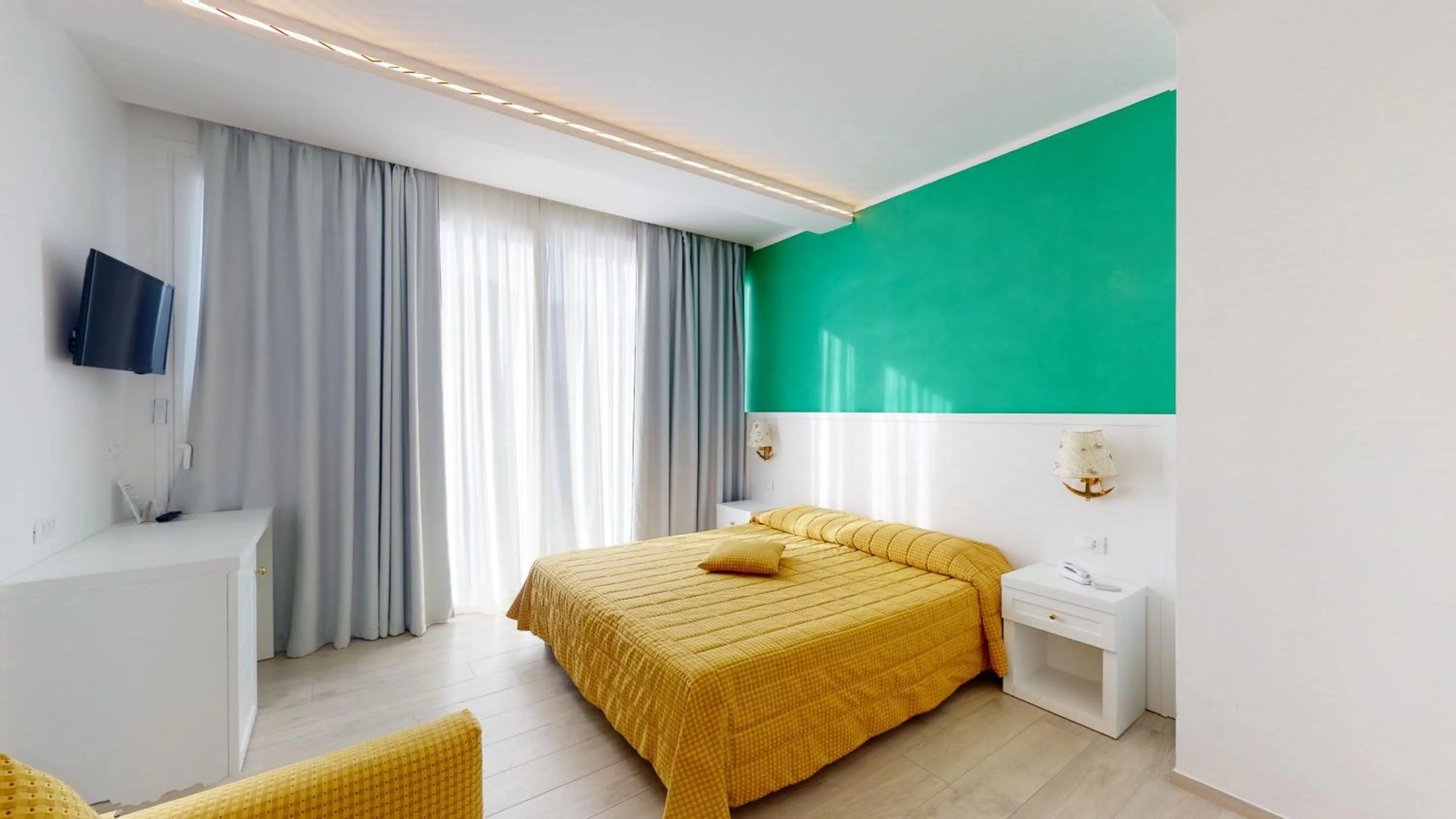 Bedroom, Bed in Hotel Zunino