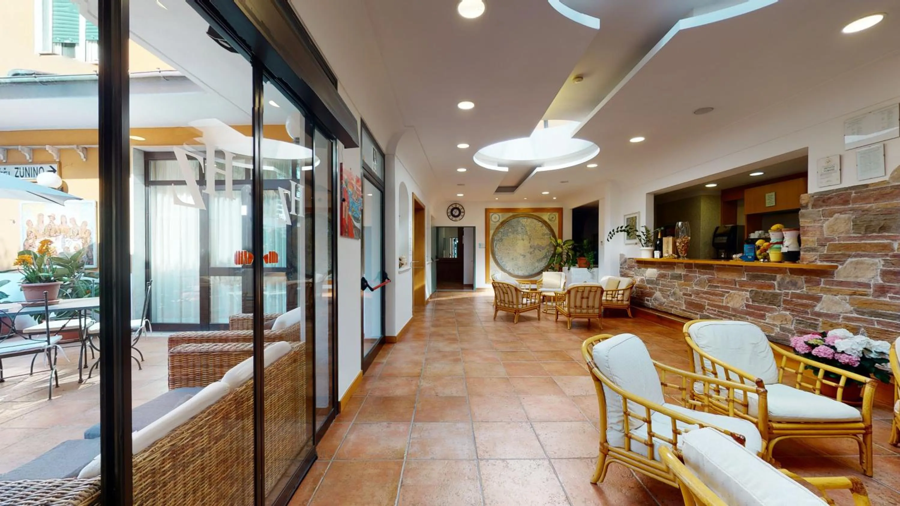 Living room in Hotel Zunino