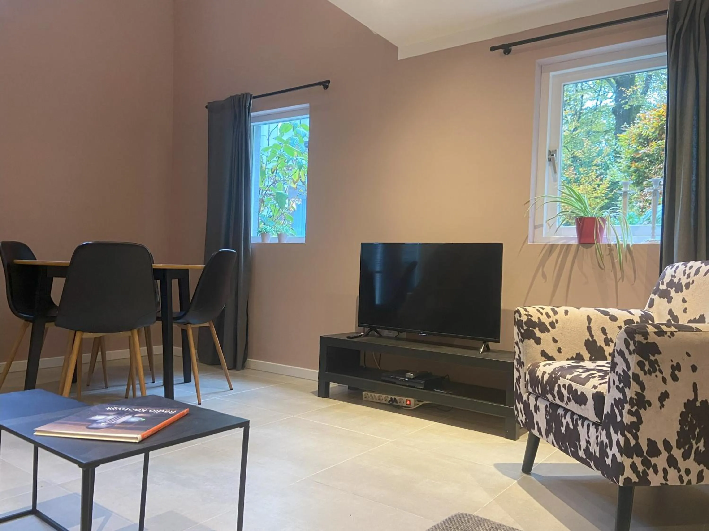 Living room in In de aap gelogeerd