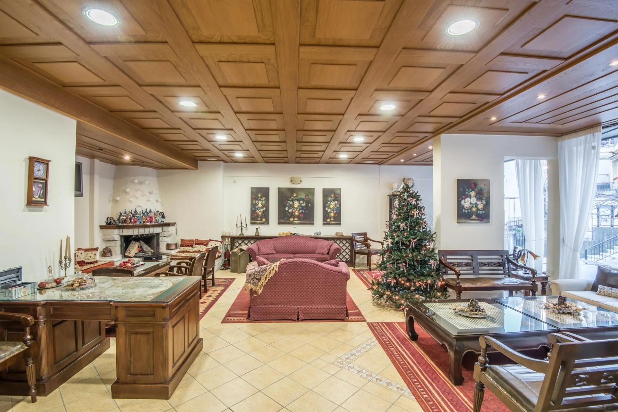 Communal lounge/ TV room in Marianna's Home Accommodation