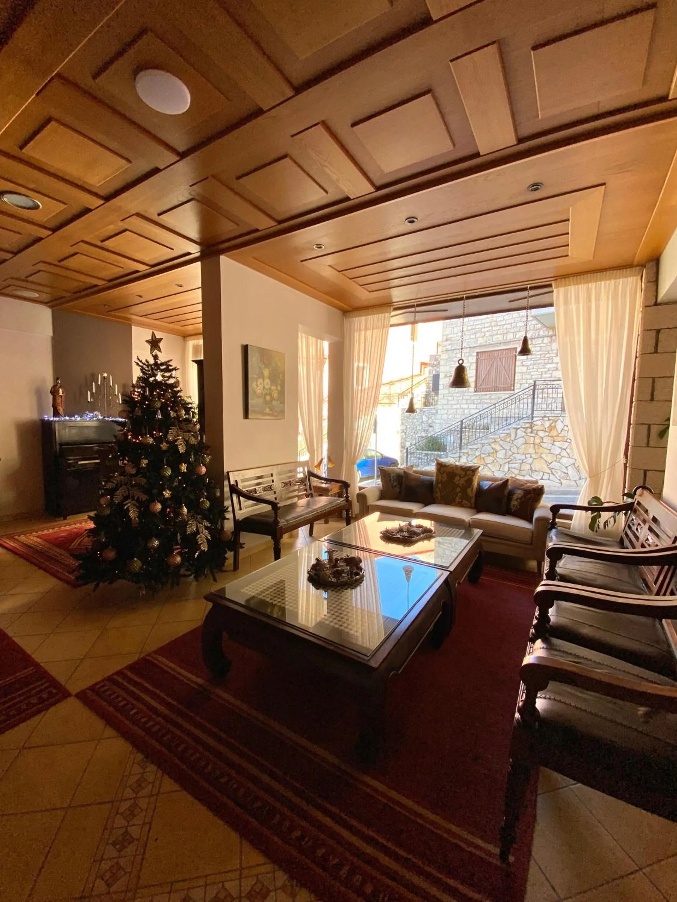 Seating area in Marianna's Home Accommodation