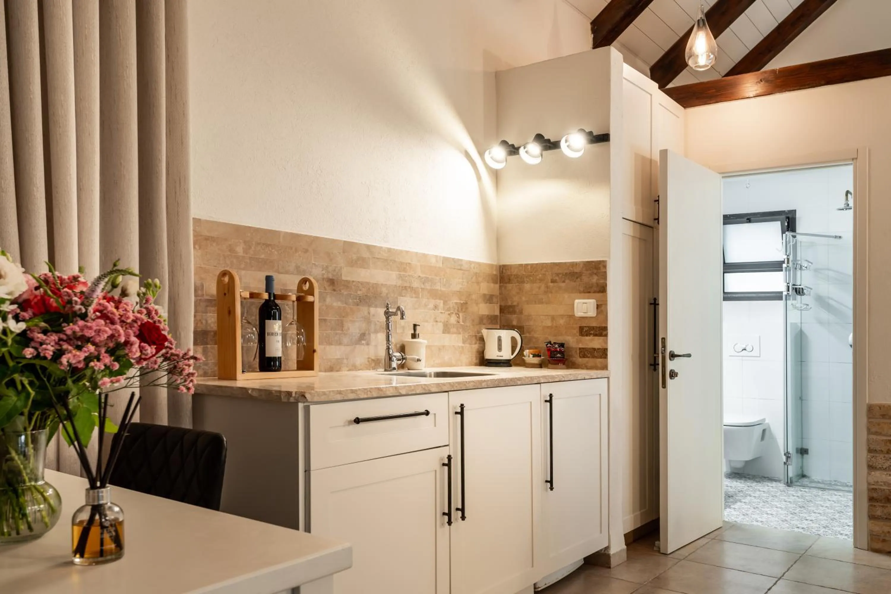 Kitchen or kitchenette in Grand Vista Boutique Hotel And Spa