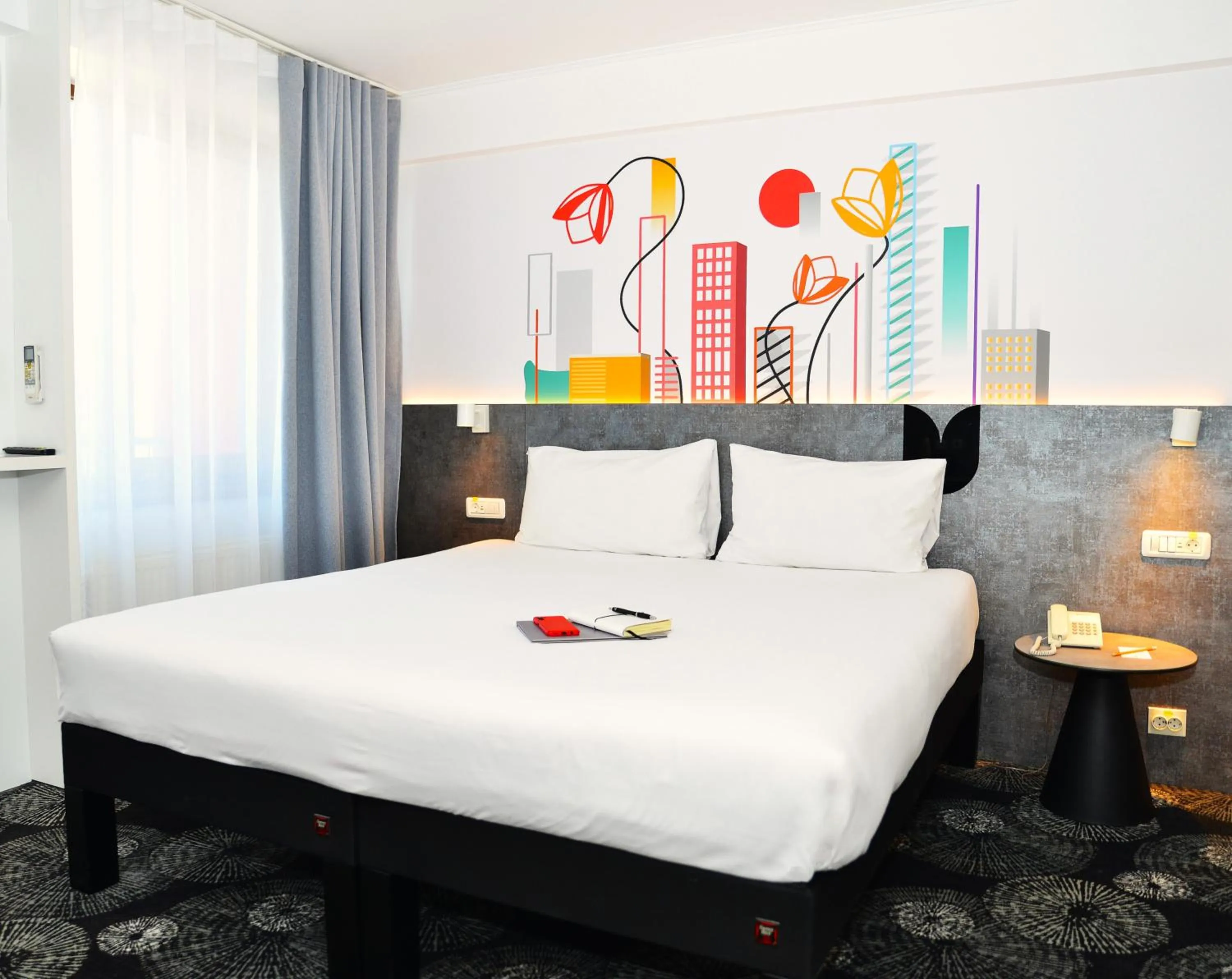 Bedroom, Bed in ibis Styles Pitesti Arges