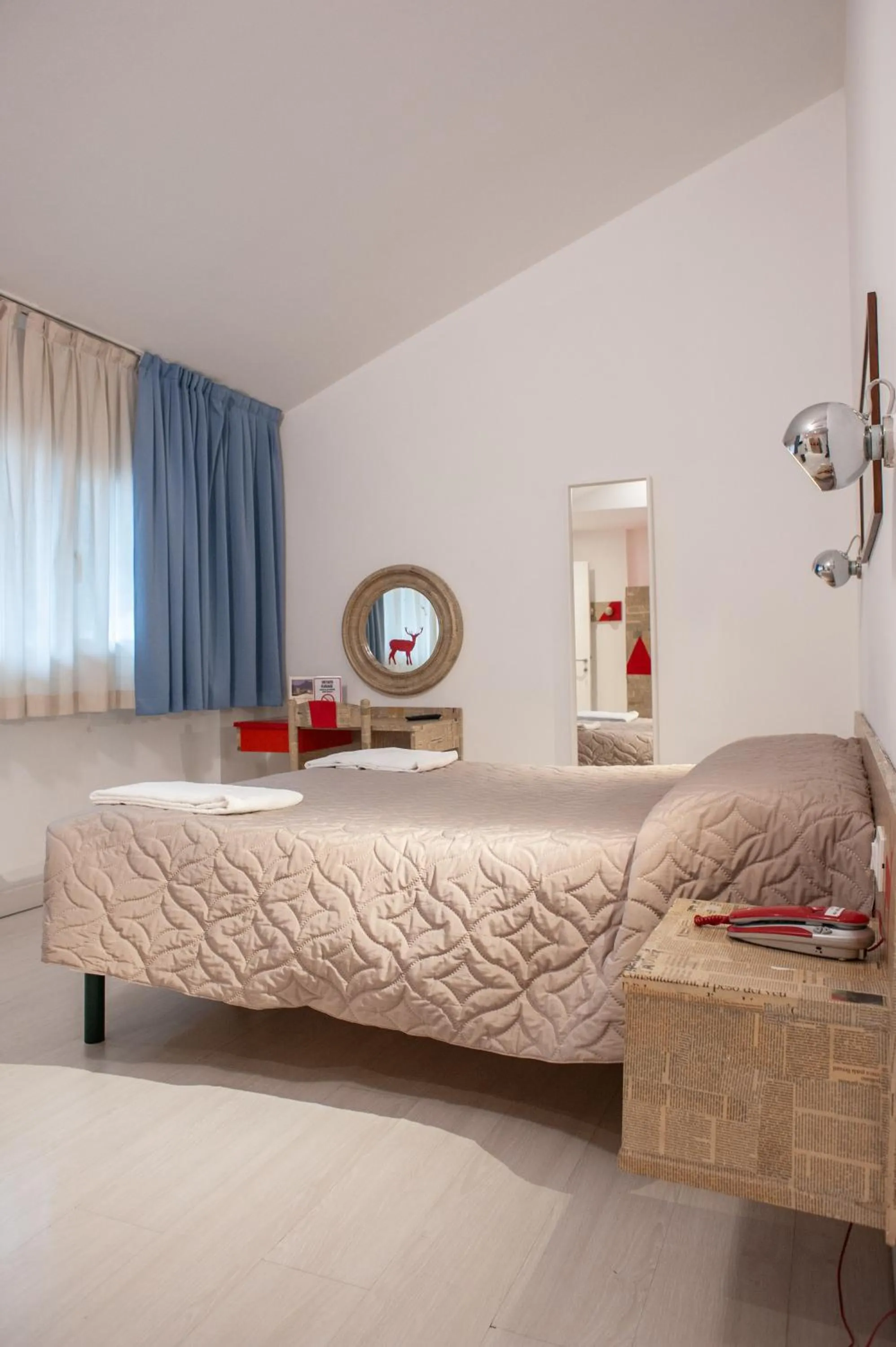 Bedroom, Bed in Hotel Giardino