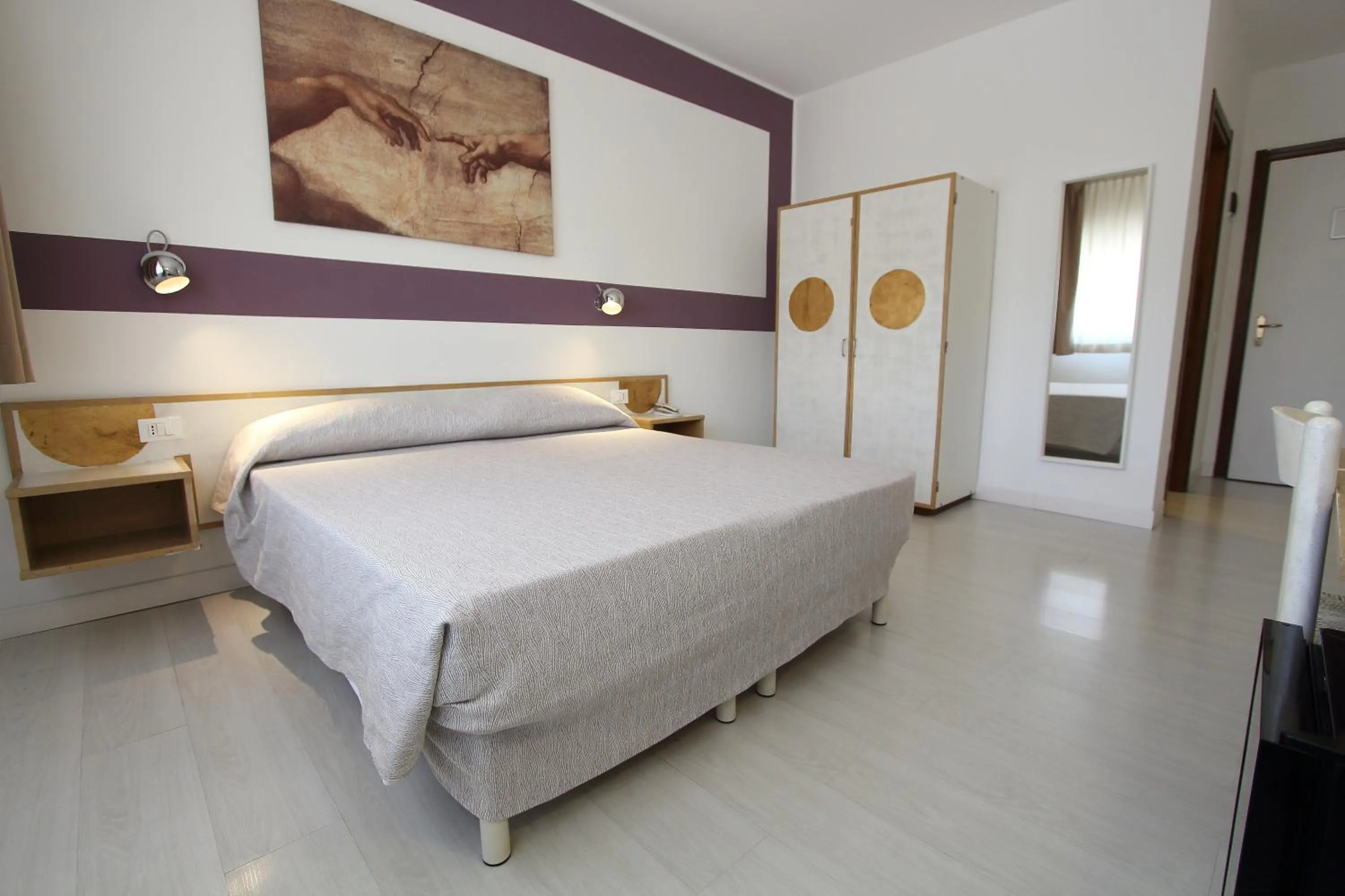 Bedroom, Bed in Hotel Giardino