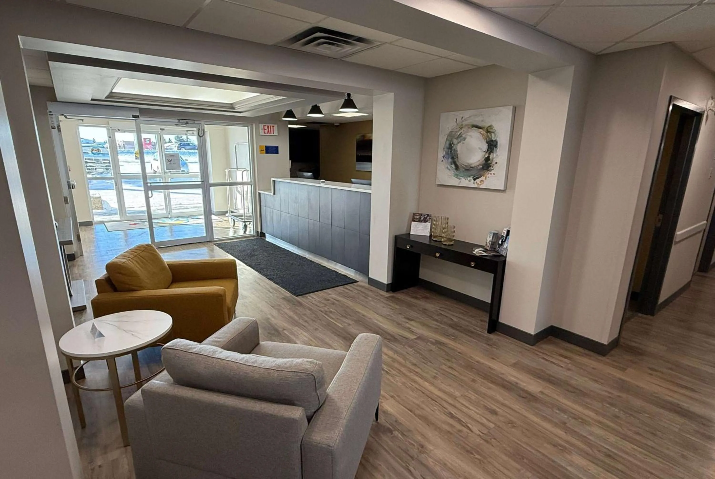 Lobby or reception in Days Inn by Wyndham Stony Plain