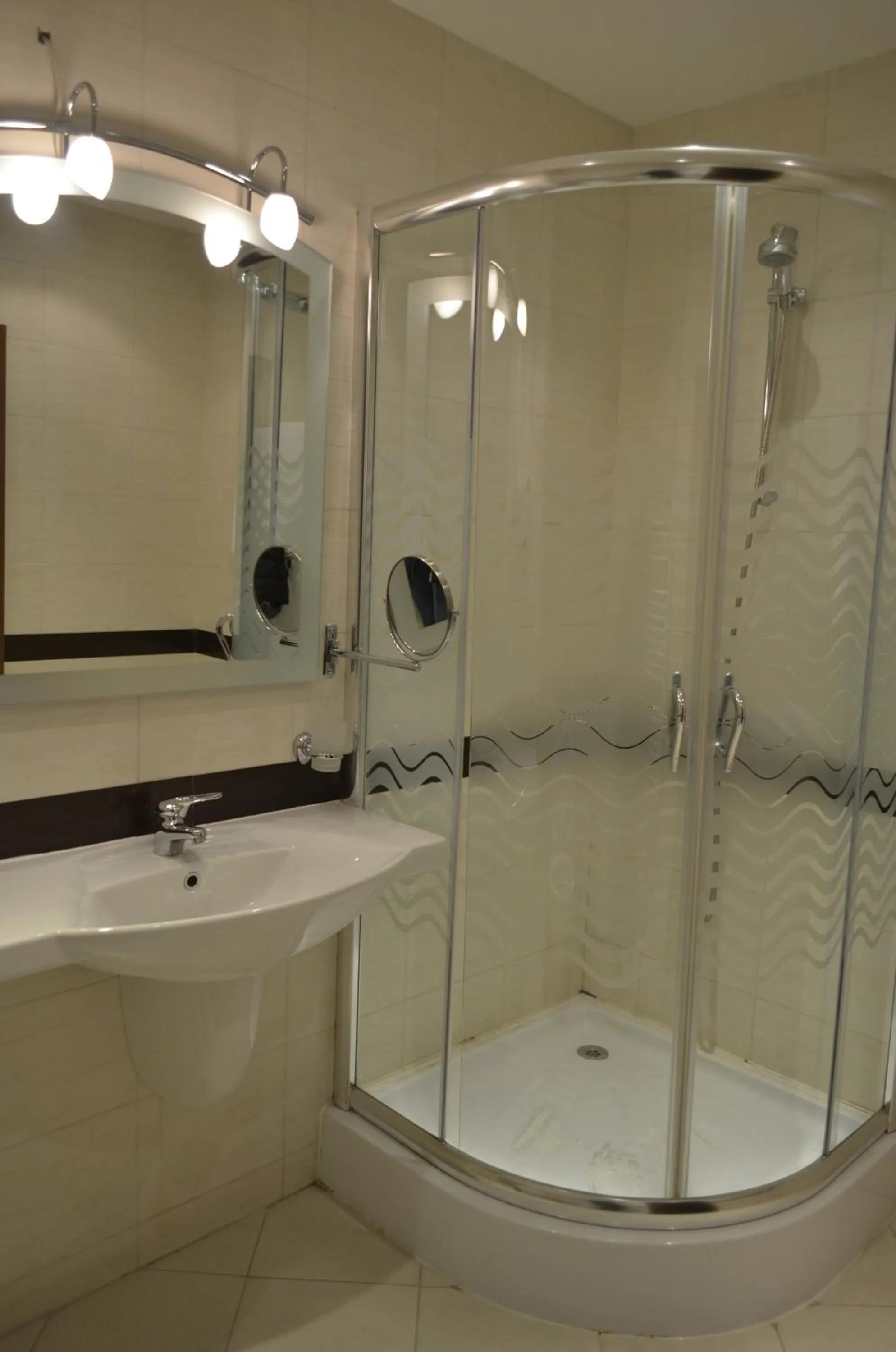 Shower in Bellevue Residence Apartments