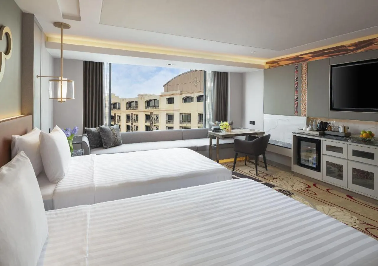 Bed in Valia Hotel Bangkok