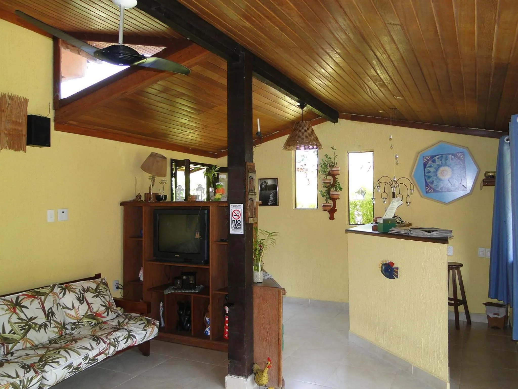 Lobby or reception in Pousada Caúca