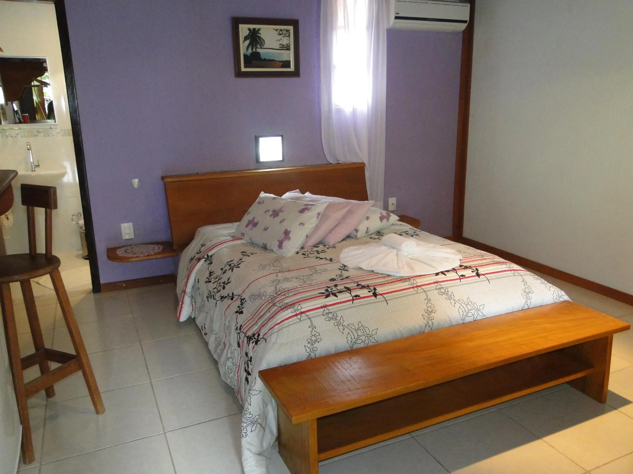 Bed in Pousada Caúca