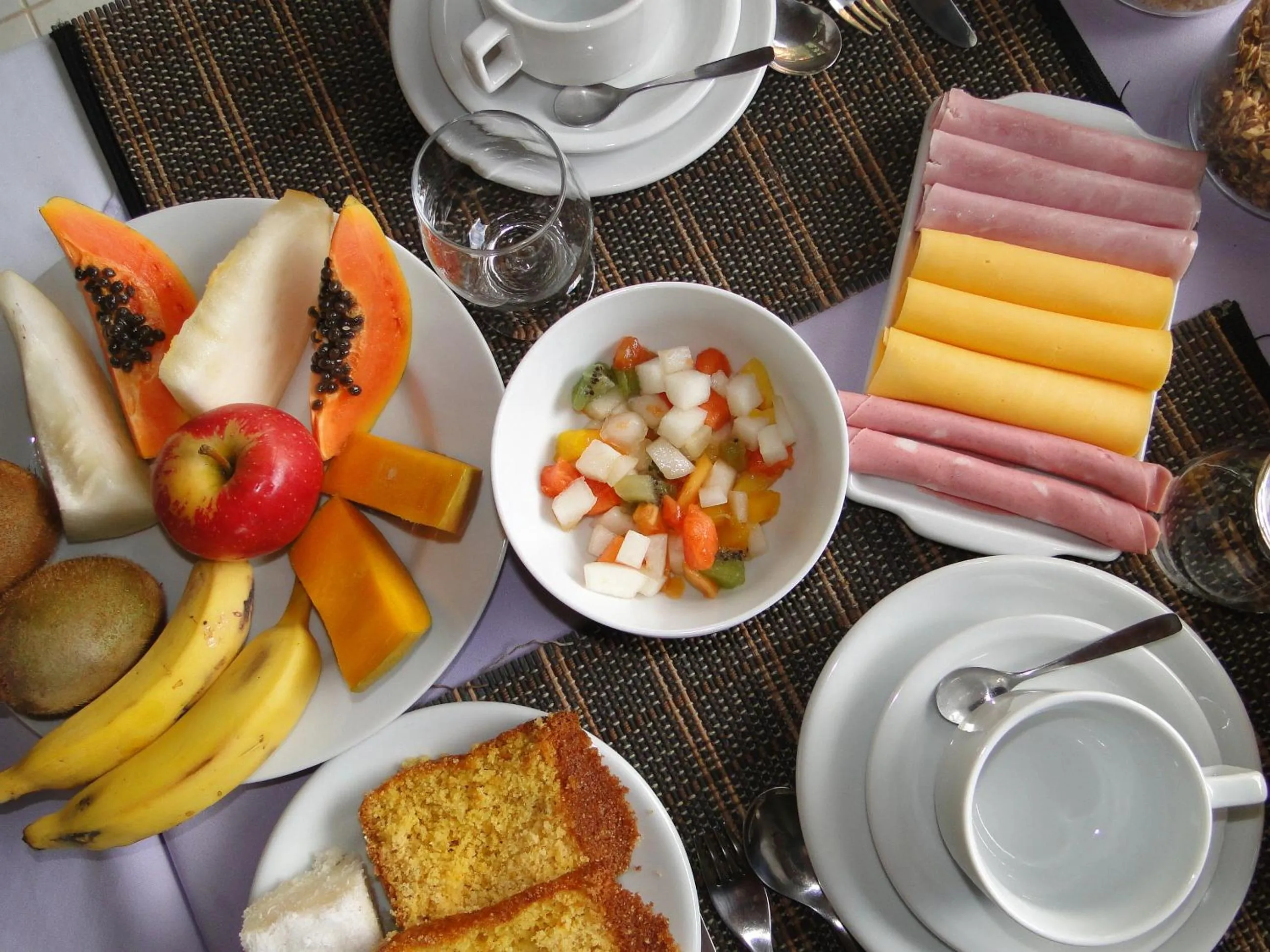 Food and drinks in Pousada Caúca