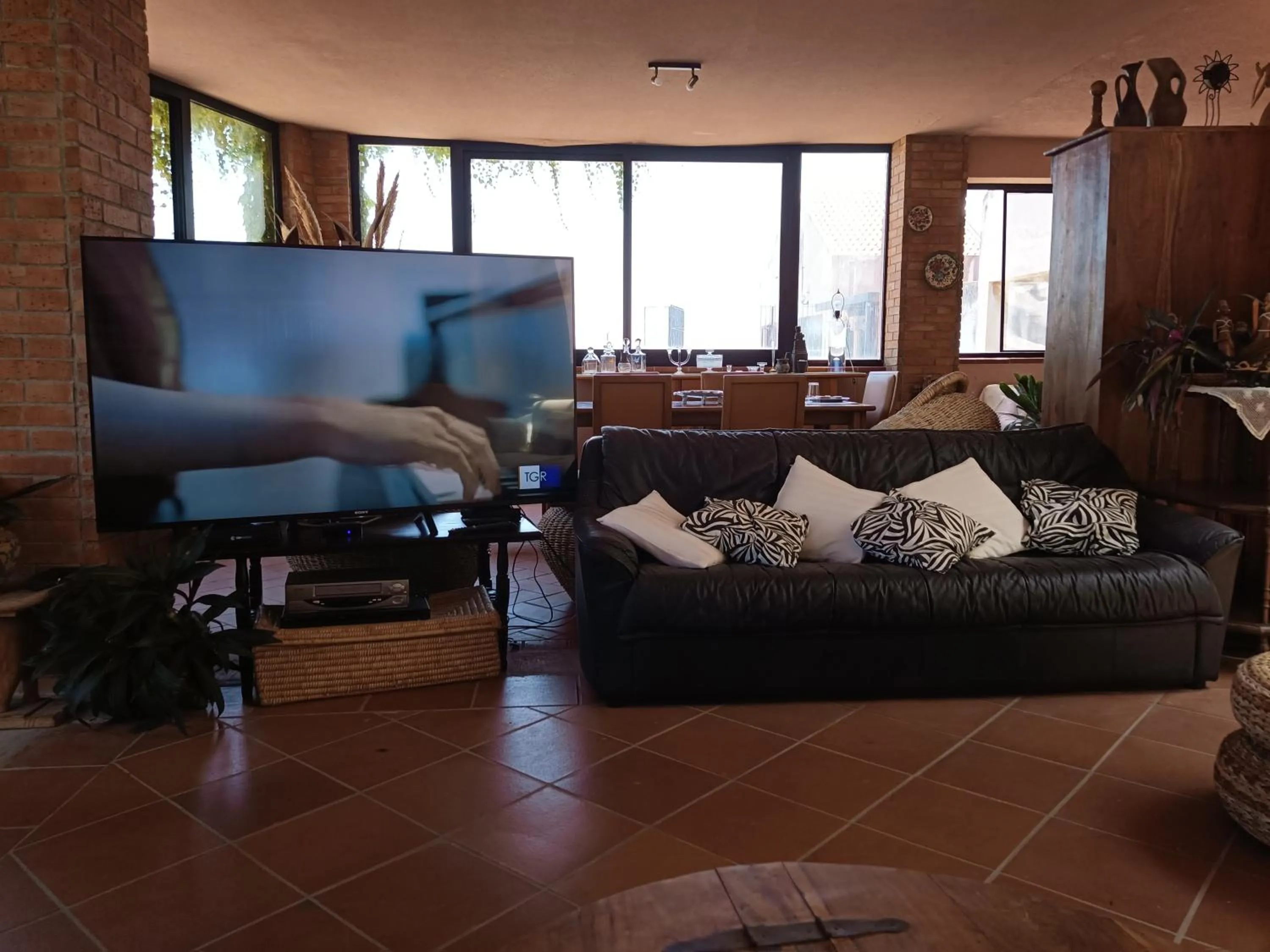 Living room in Villa Grande