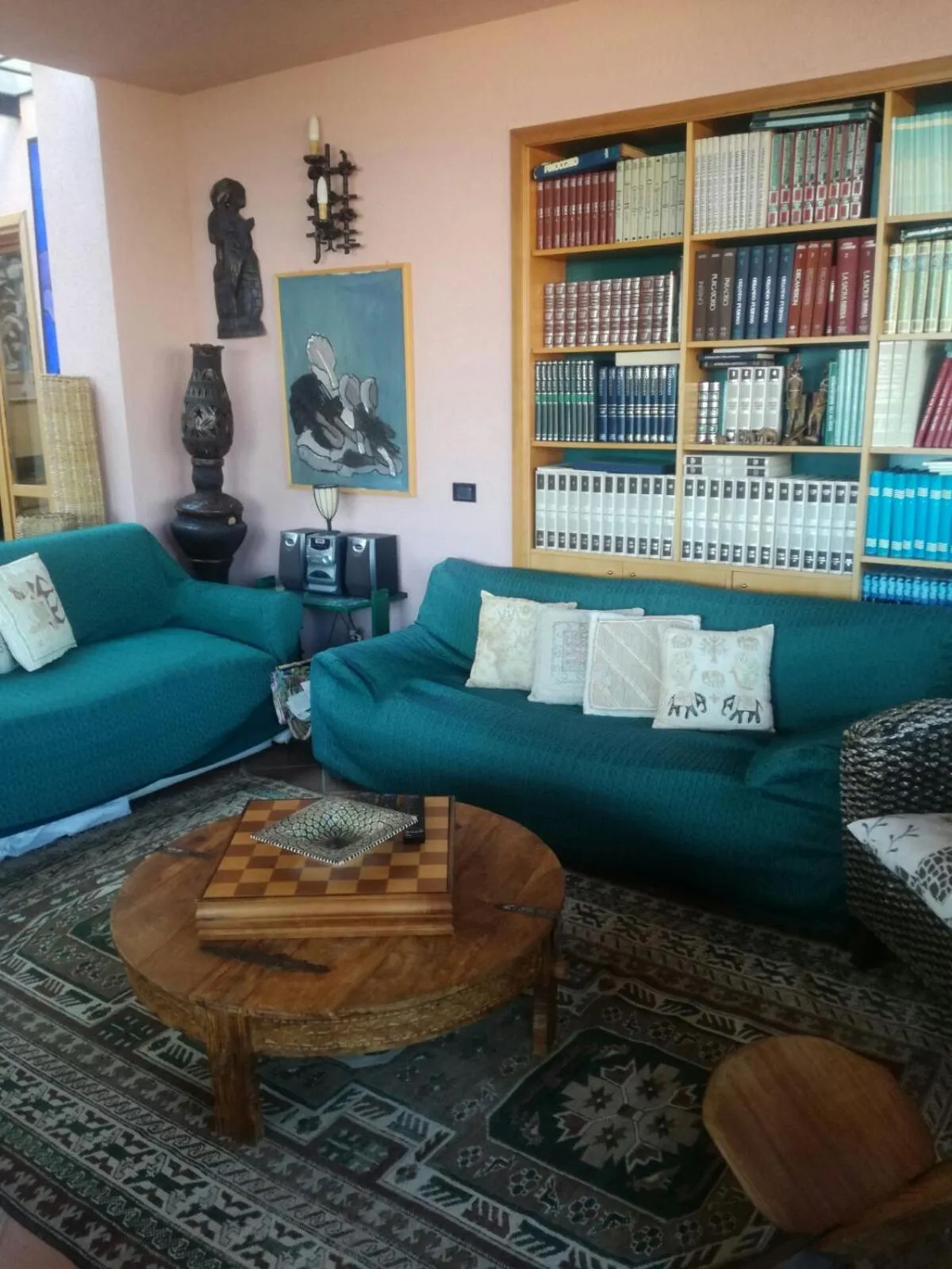 Living room in Villa Grande