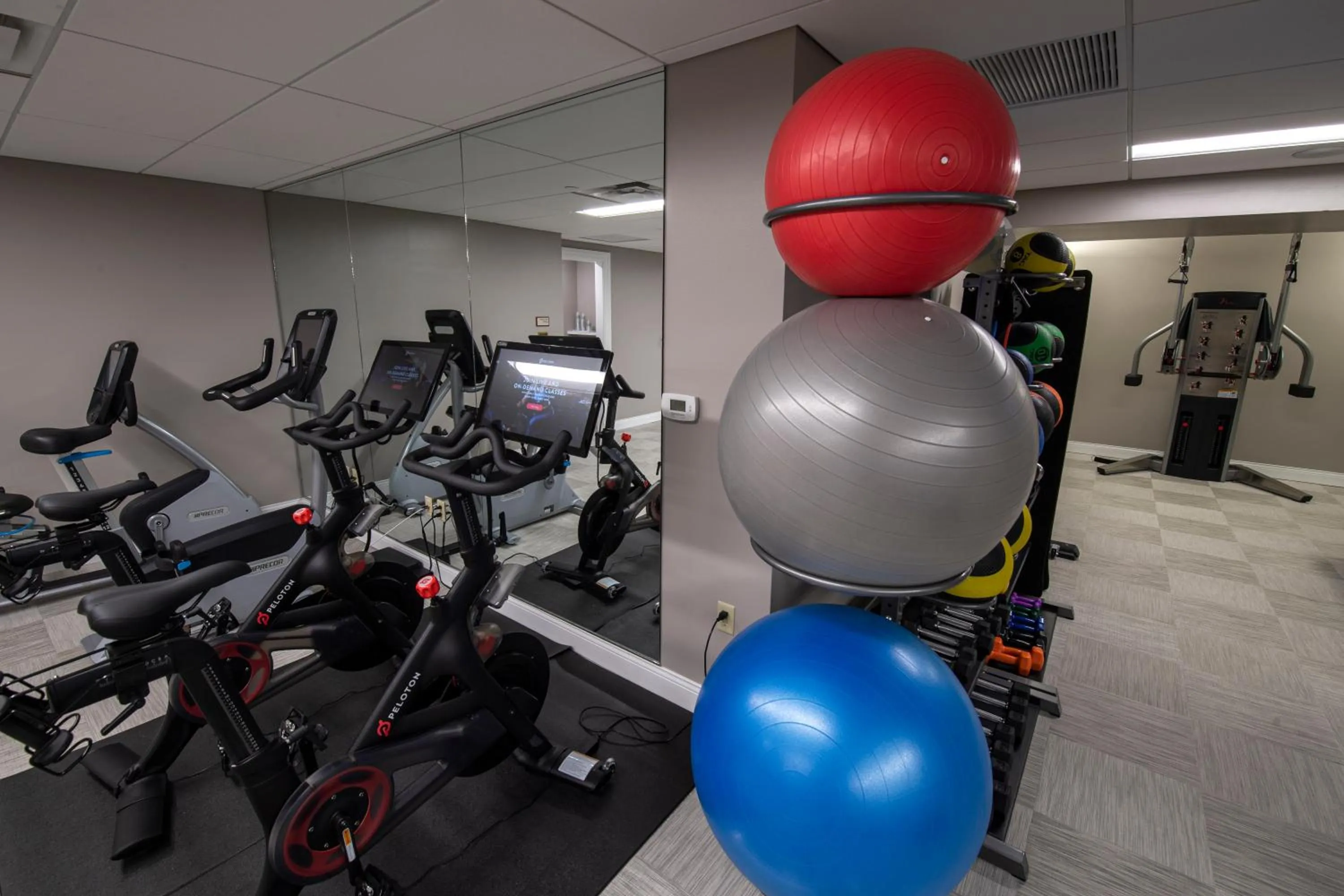 Fitness centre/facilities in The Pfister Hotel