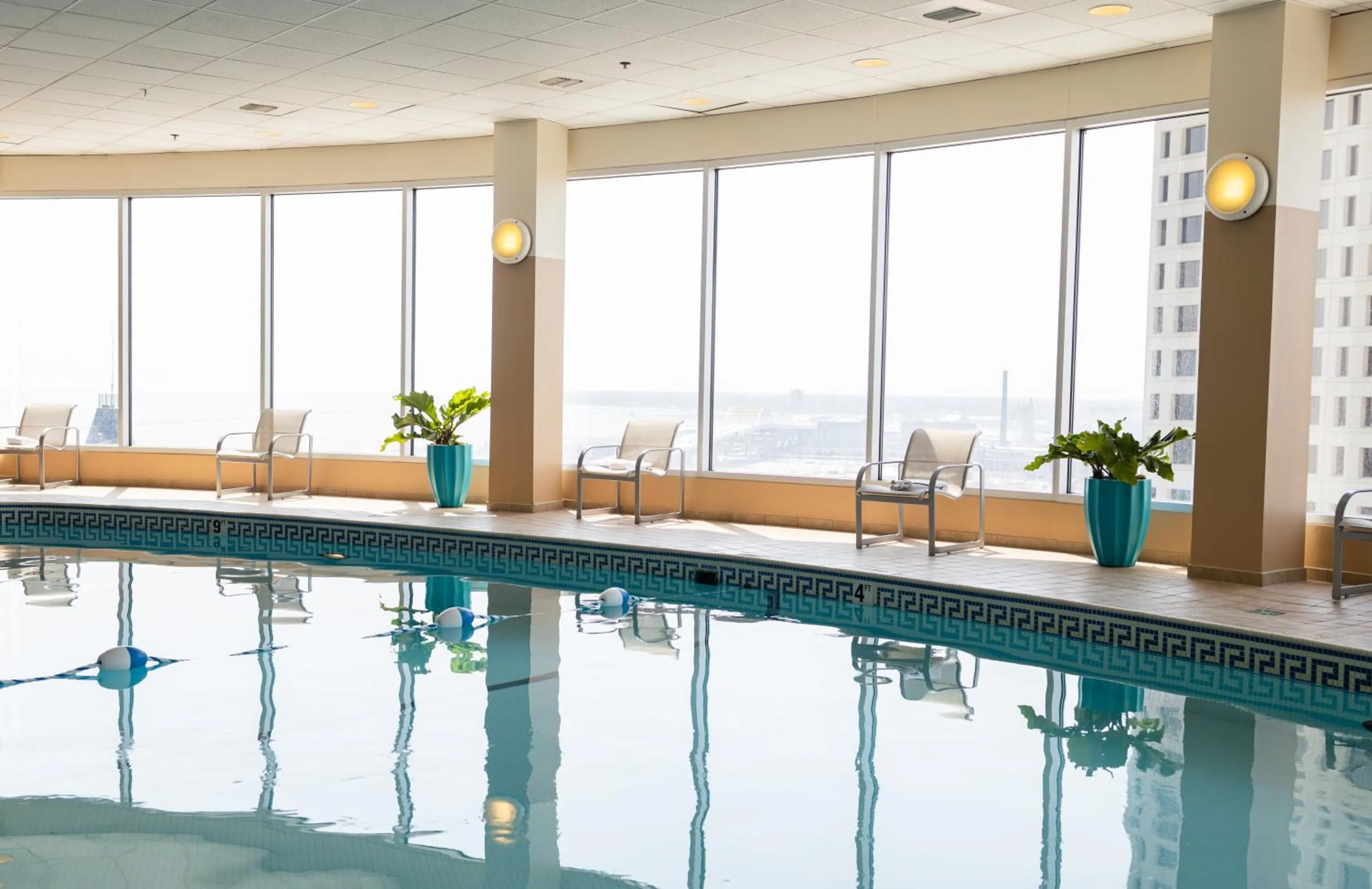 Swimming pool in The Pfister Hotel
