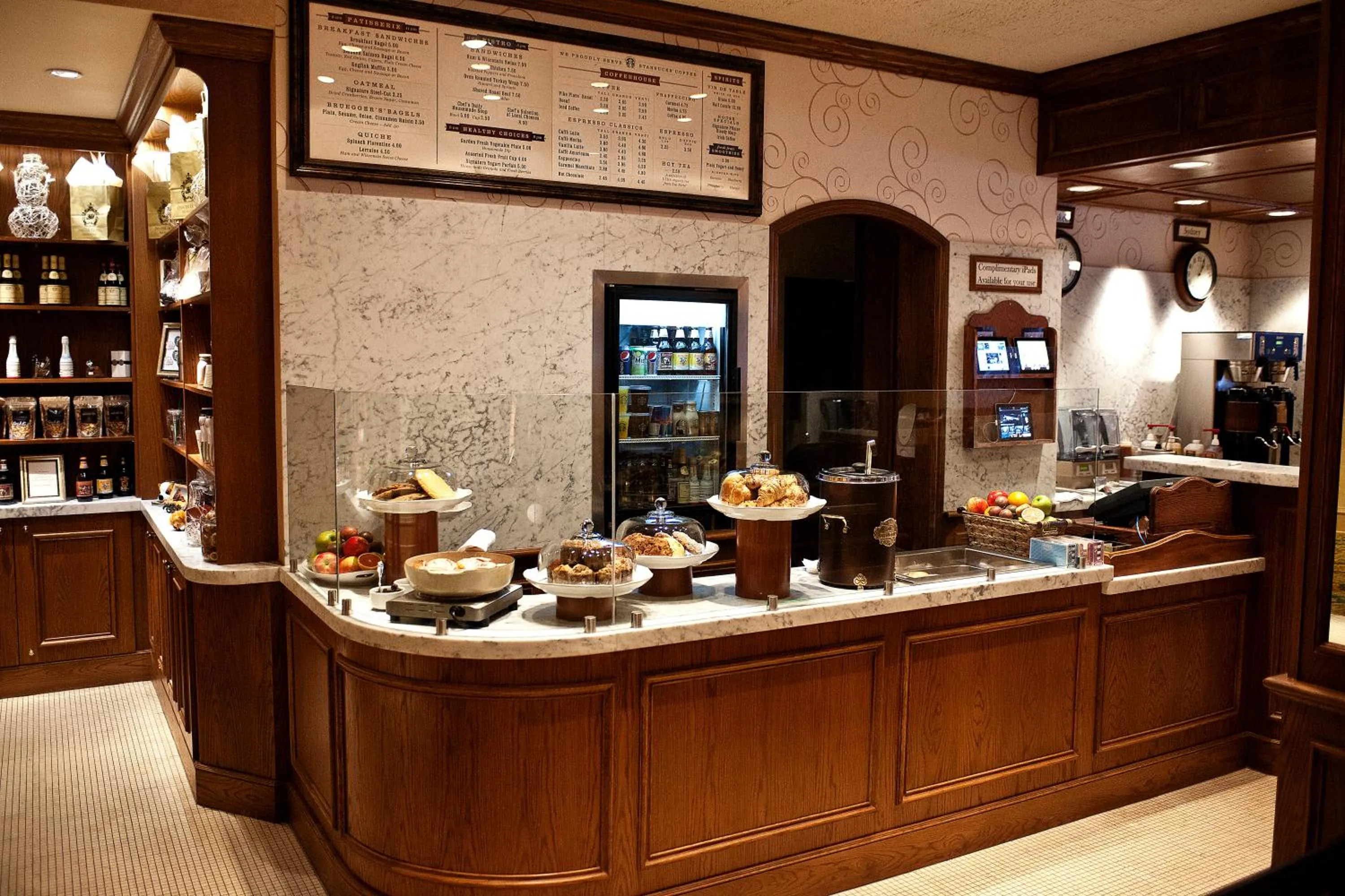 Food in The Pfister Hotel