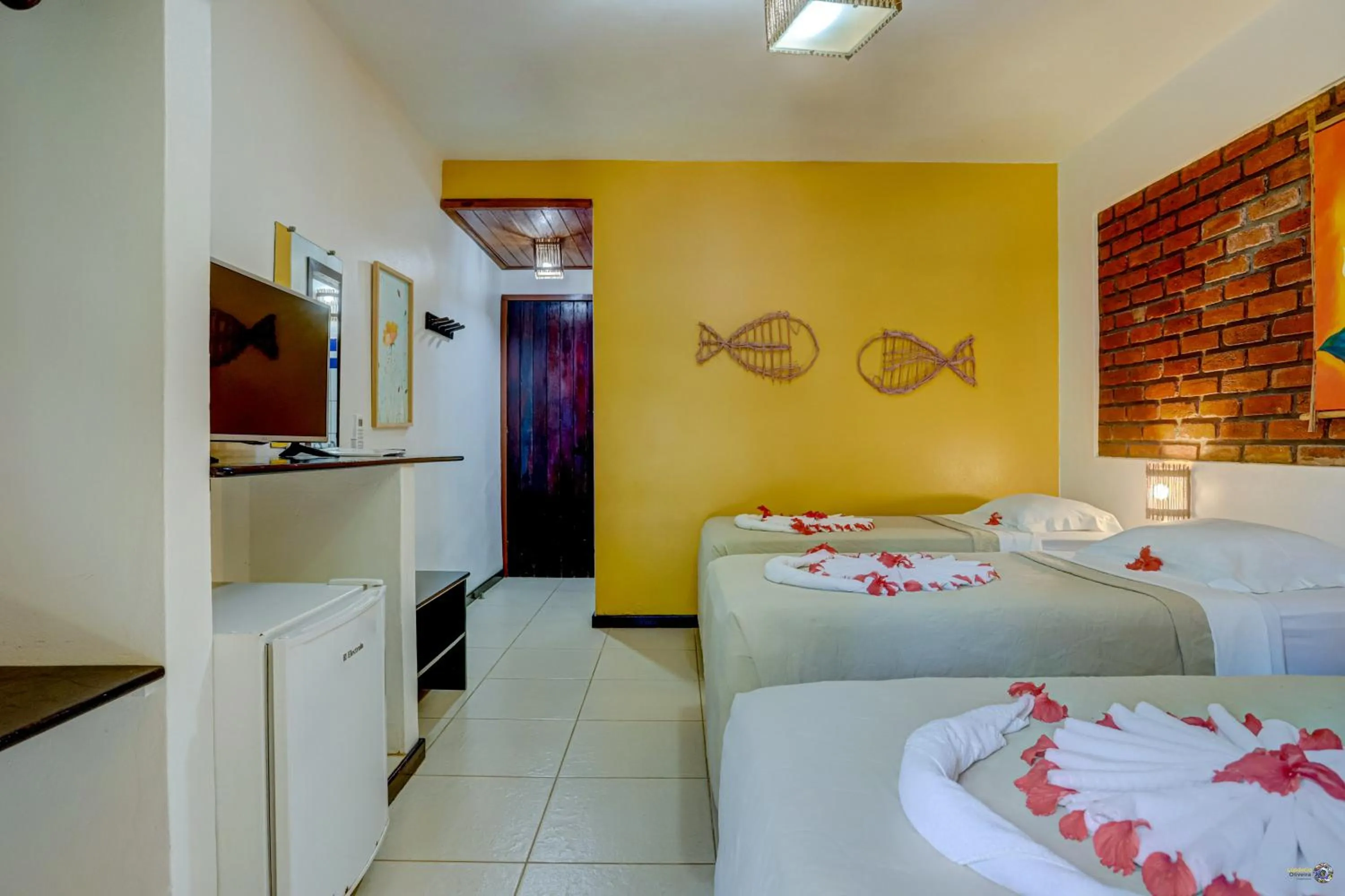 Bed in Pousada Villa N'kara