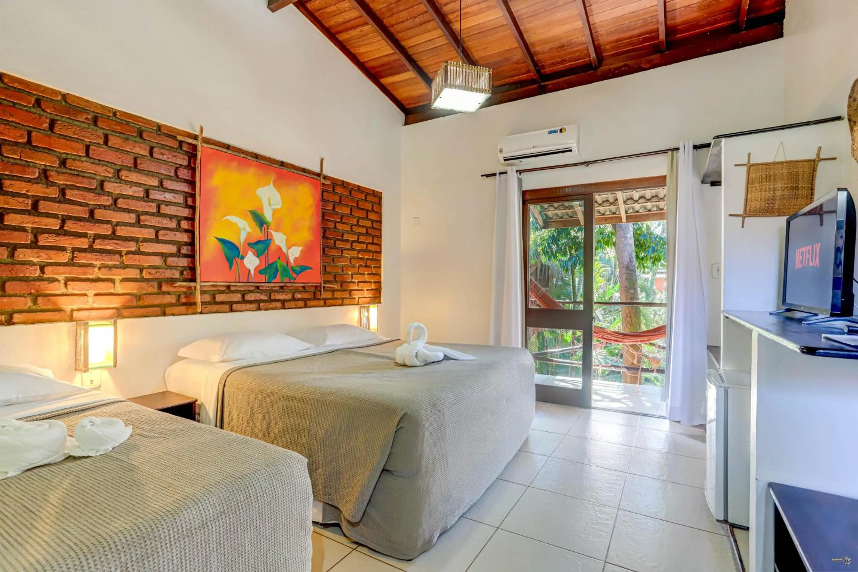 Bed in Pousada Villa N'kara