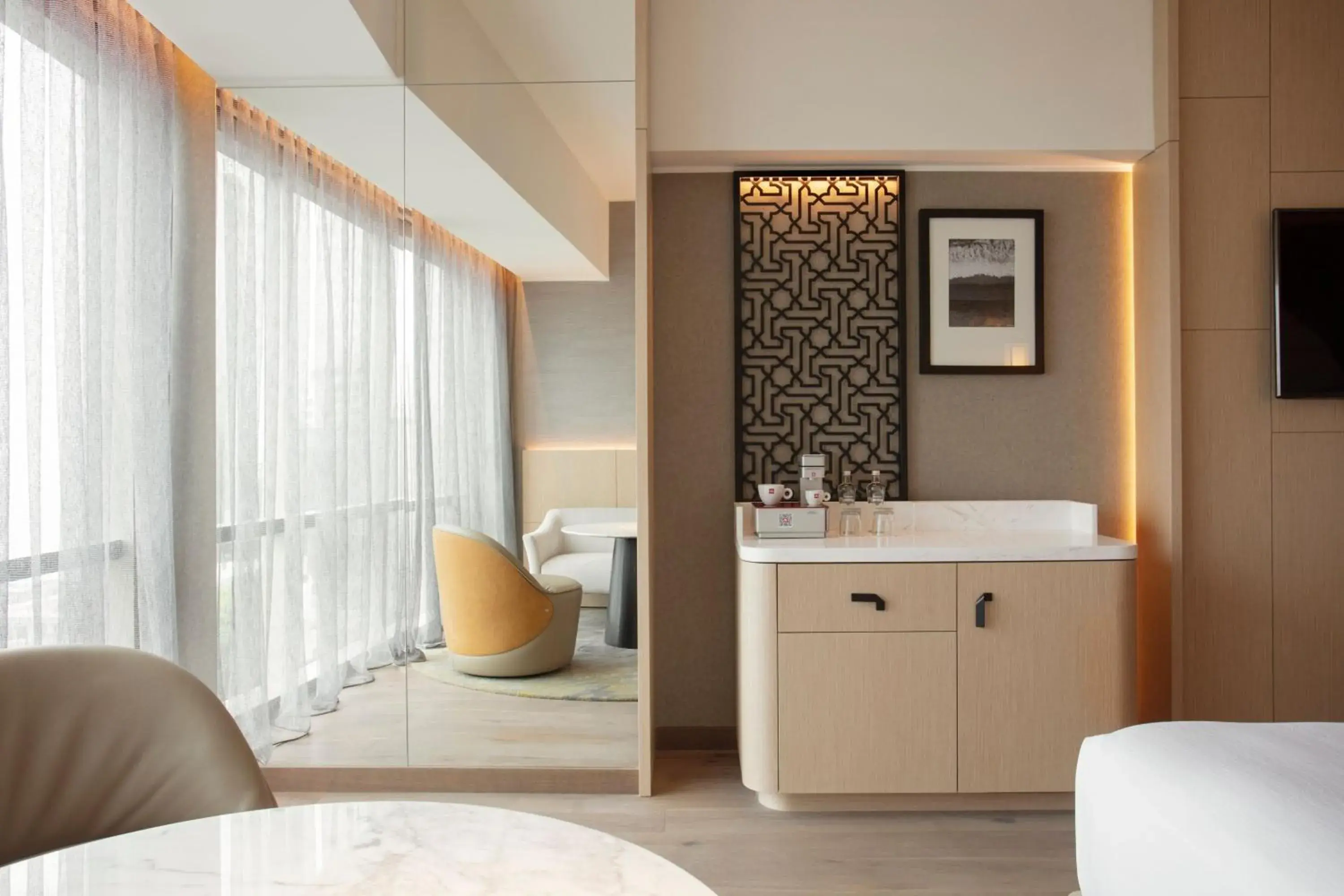 Prime Ocean View, Guest room, 2 Queen, Ocean facing view in JW Marriott Hotel Lima Prime Ocean View, Guest room, 2 Queen, Ocean facing view in JW Marriott Hotel Lima